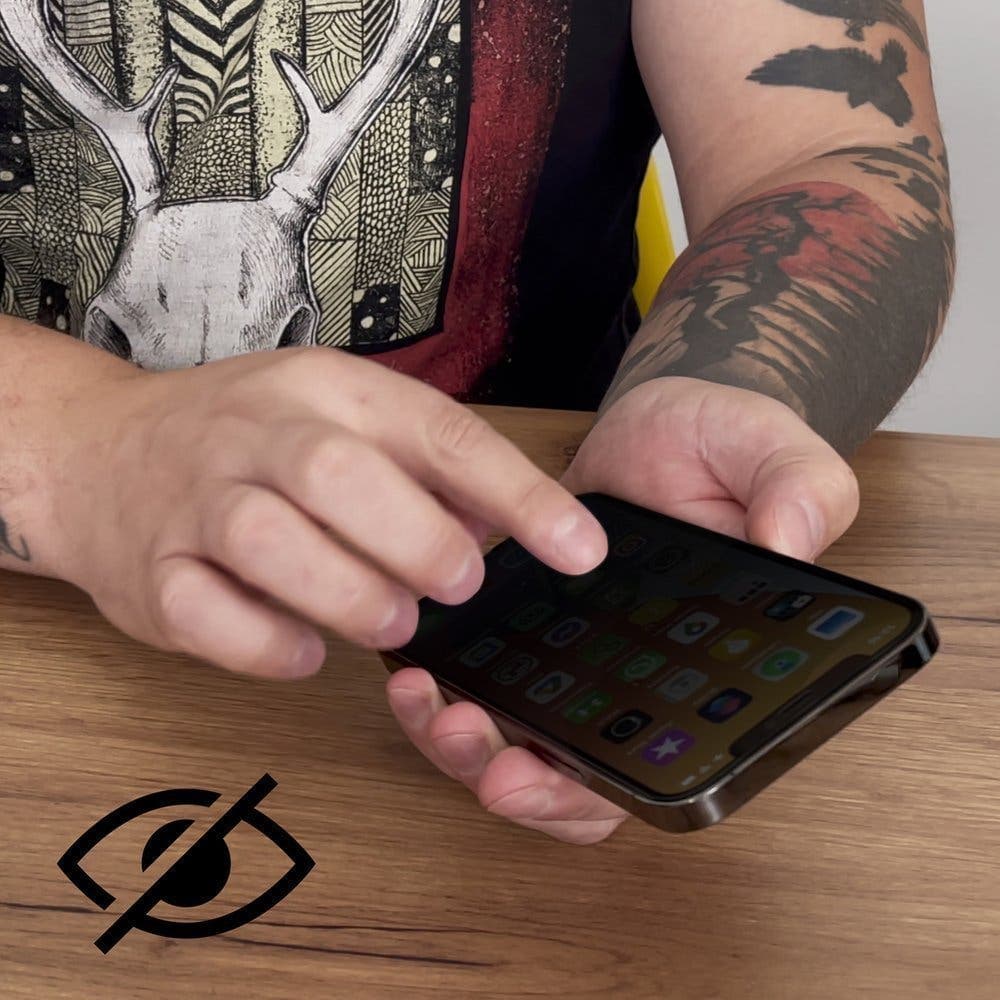 Wozinsky iPhone 16 Privacy 9H Härdat Glas Skärmskydd | Sekretessfilter