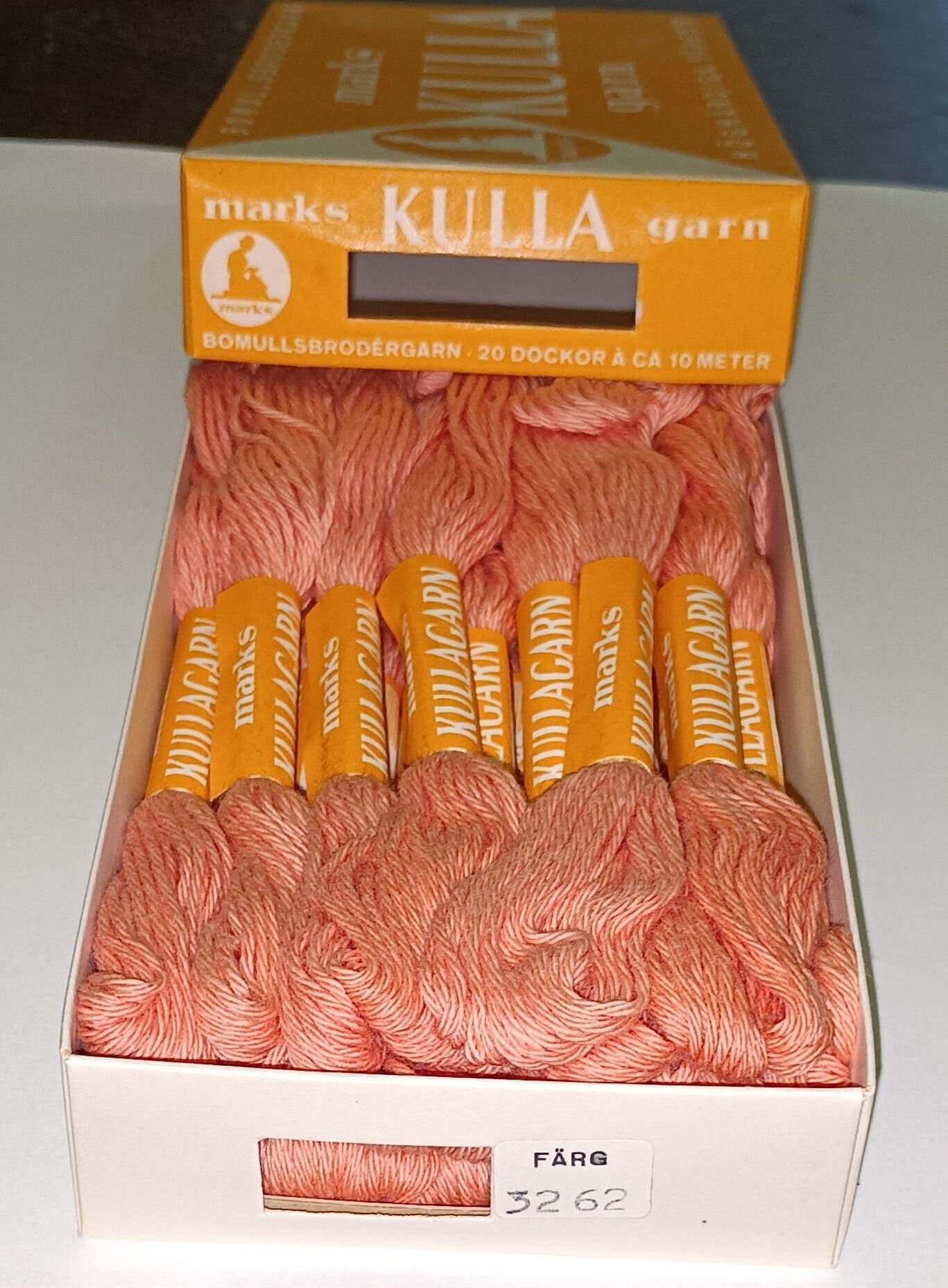 KULLA-GARN, nr. 3262 / 20 st dockor / NYA / OANVÄNDA!