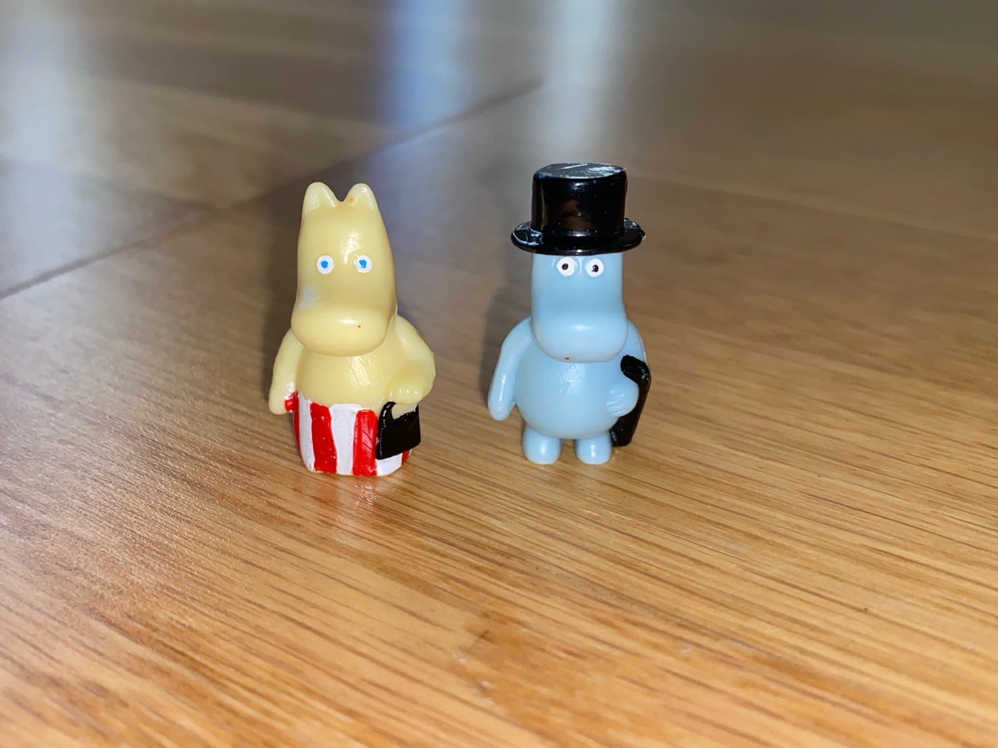 Muminfigurer 2 st - Moomin 1993 BULLS