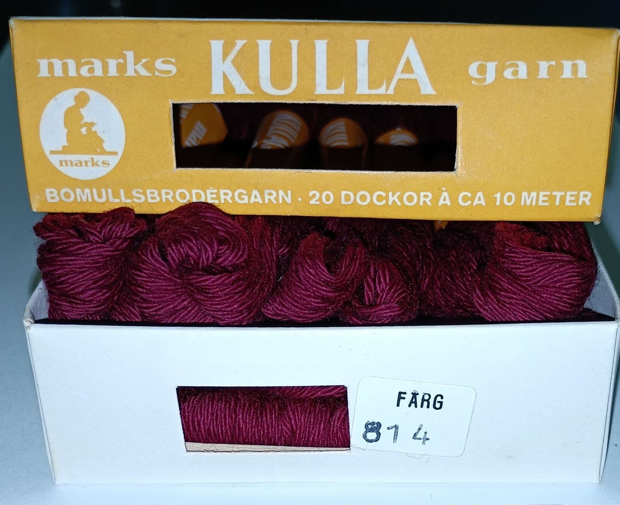 KULLA-GARN, nr. 814 / 20 st dockor / NYA / OANVÄNDA!