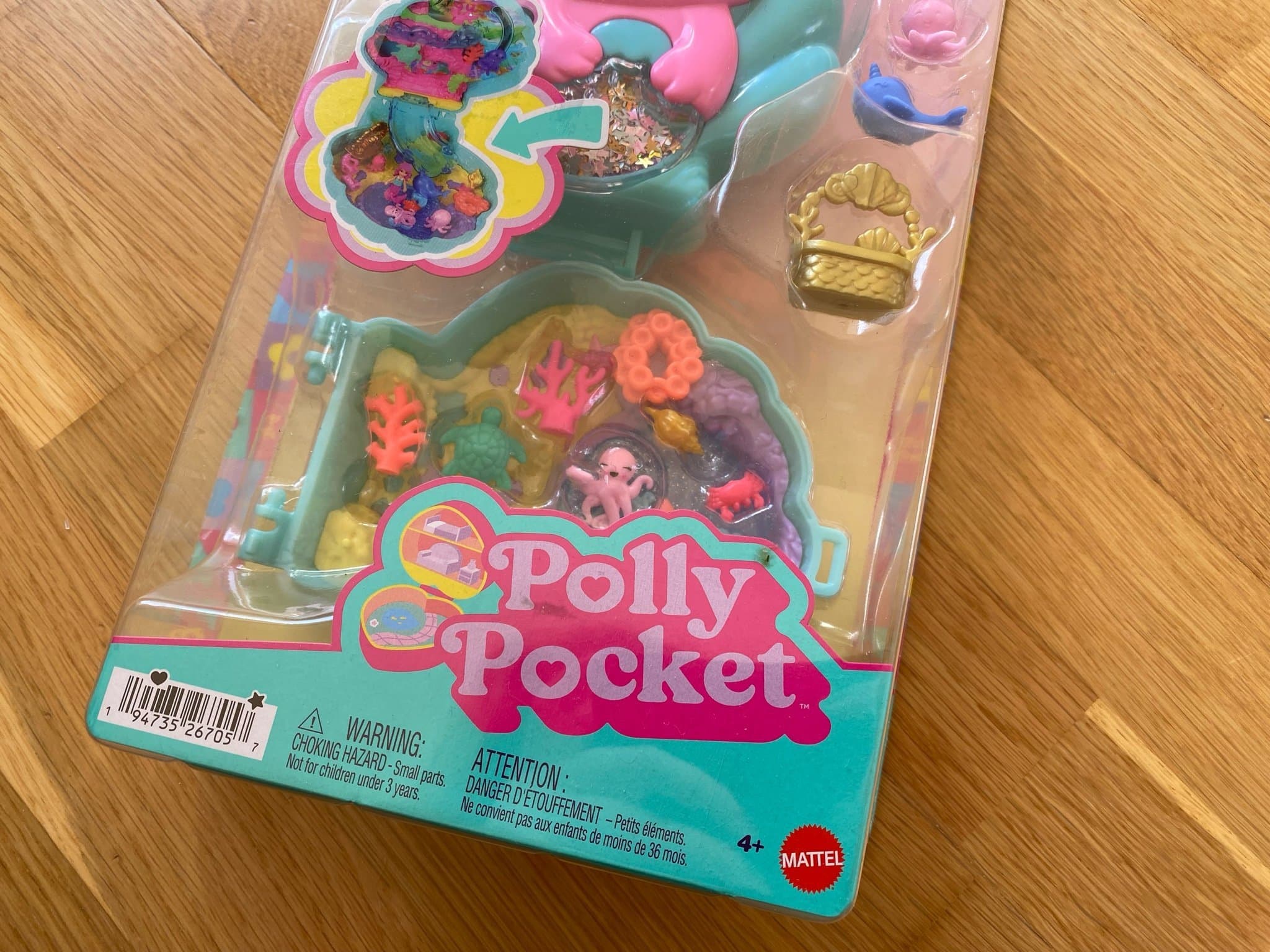 Polly Pocket - Glitter Island Compact - Oöppnad!