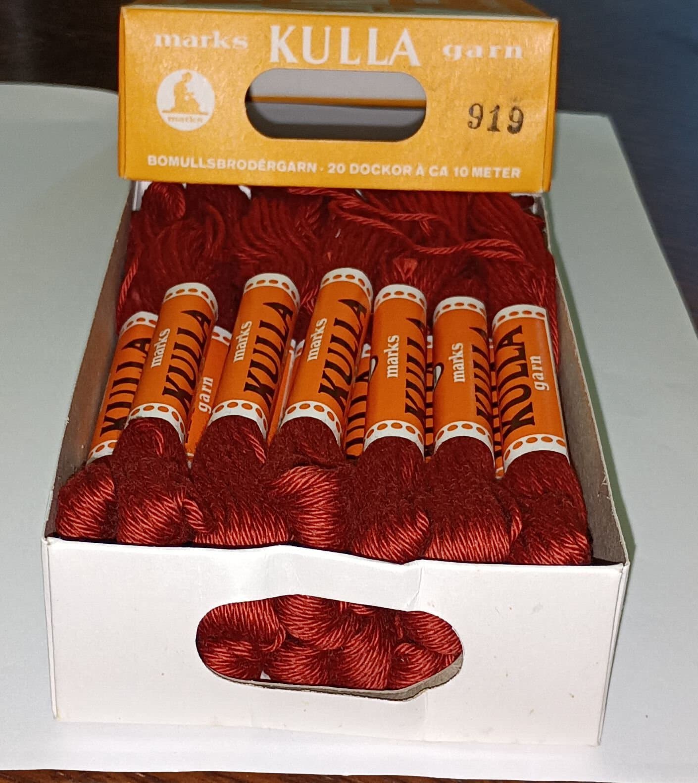KULLA-GARN, nr. 919 / 20 st dockor / NYA / OANVÄNDA!
