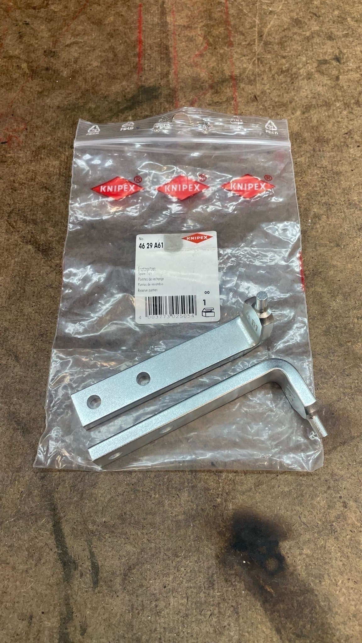 Knipex spetsar segersäkringstång, spårring, låsring, segersäkring
