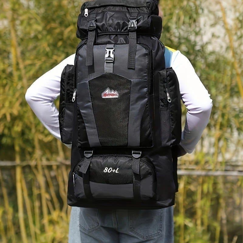 Stor vandringsryggsäck 80L