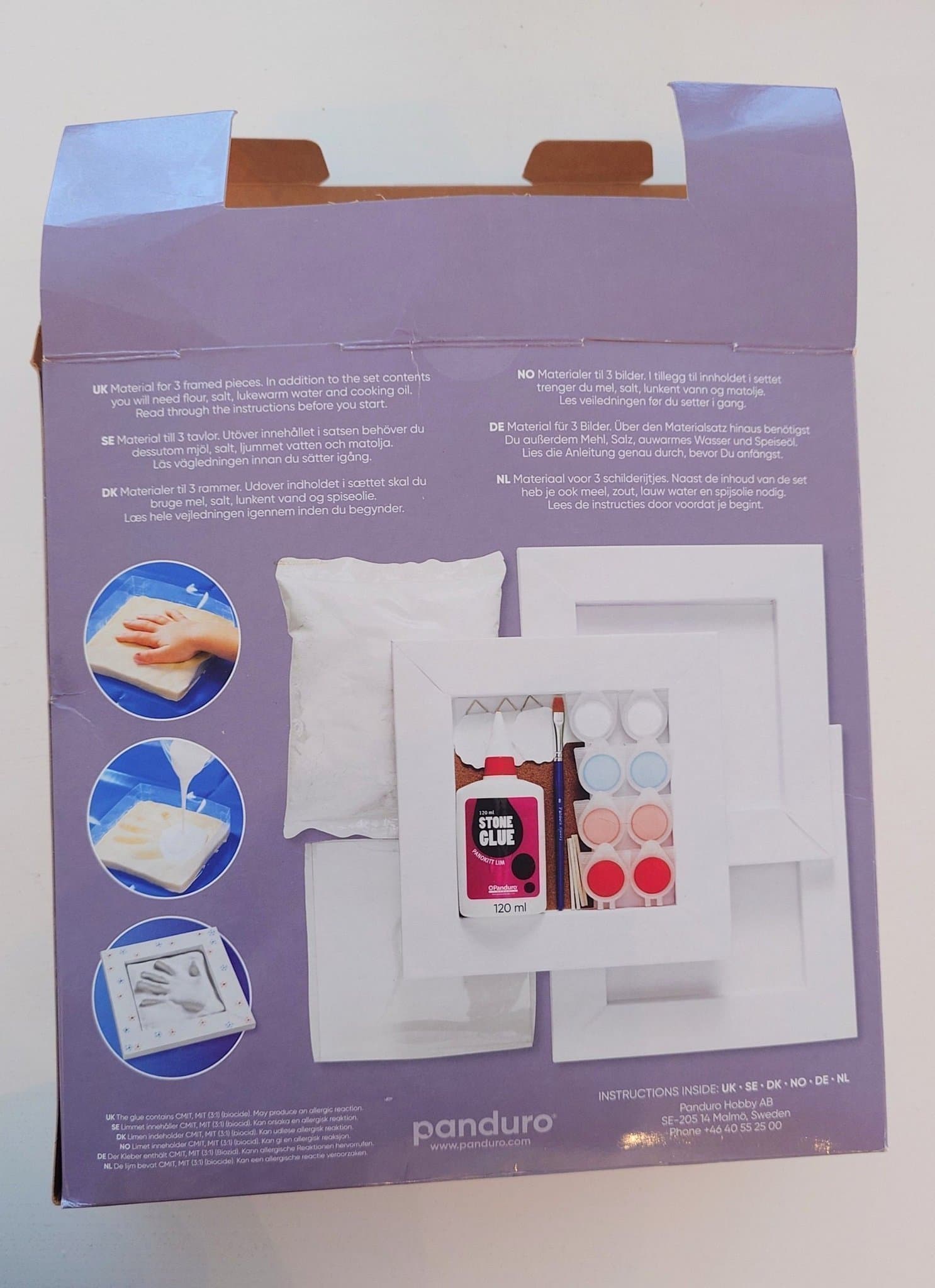 Panduro handavtryck och fotavtryck kit