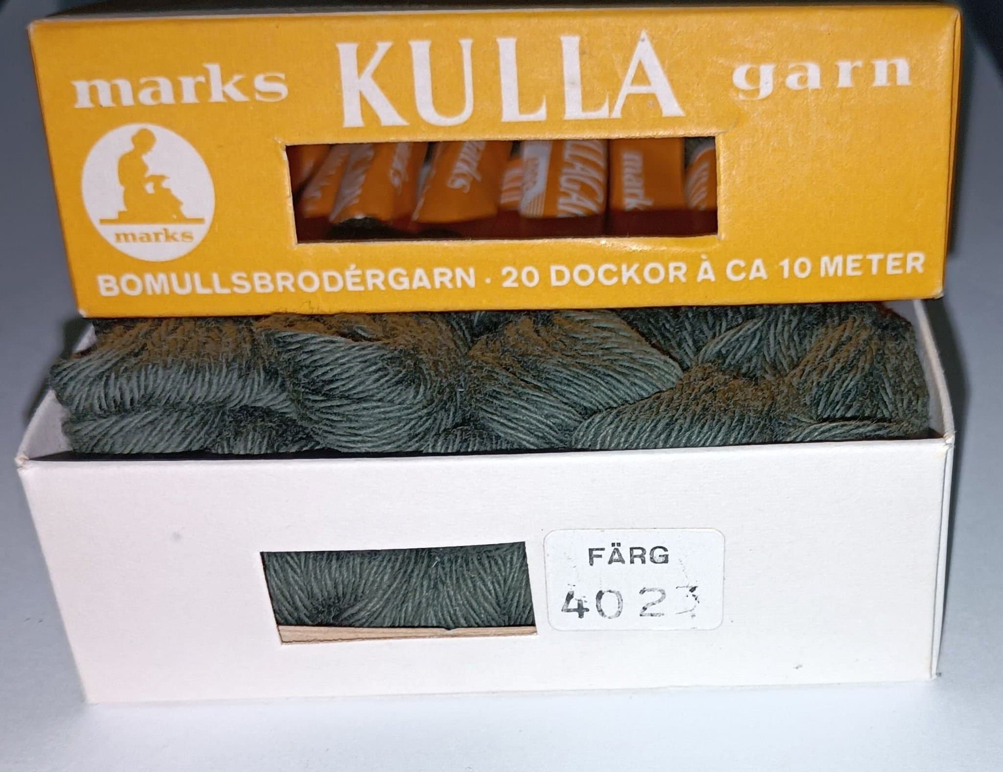 KULLA-GARN, nr. 4023 / 20 st dockor / NYA / OANVÄNDA!