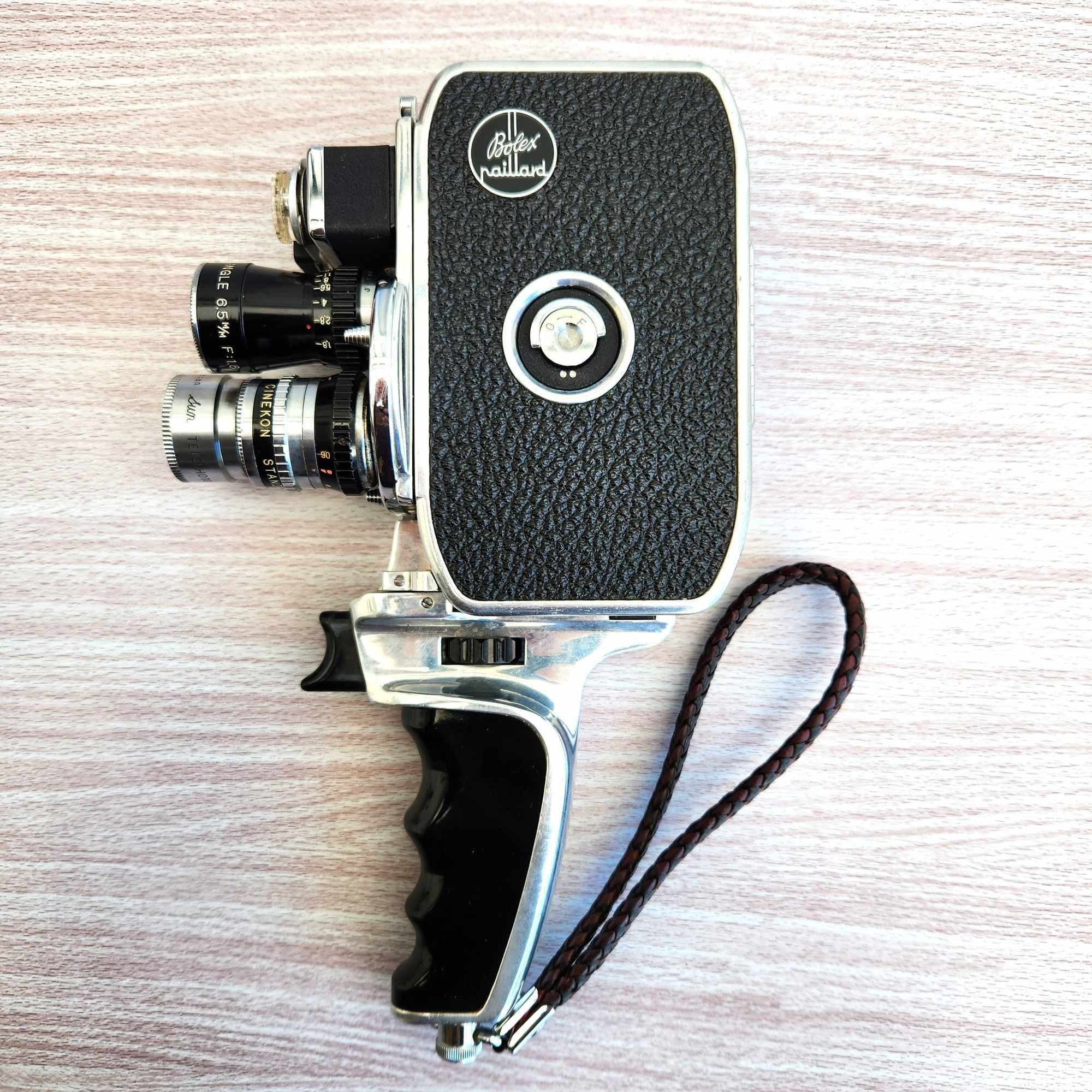Bolex Paillard L8 Cine Camera Kit Kern Lenses Case Manual Vintage