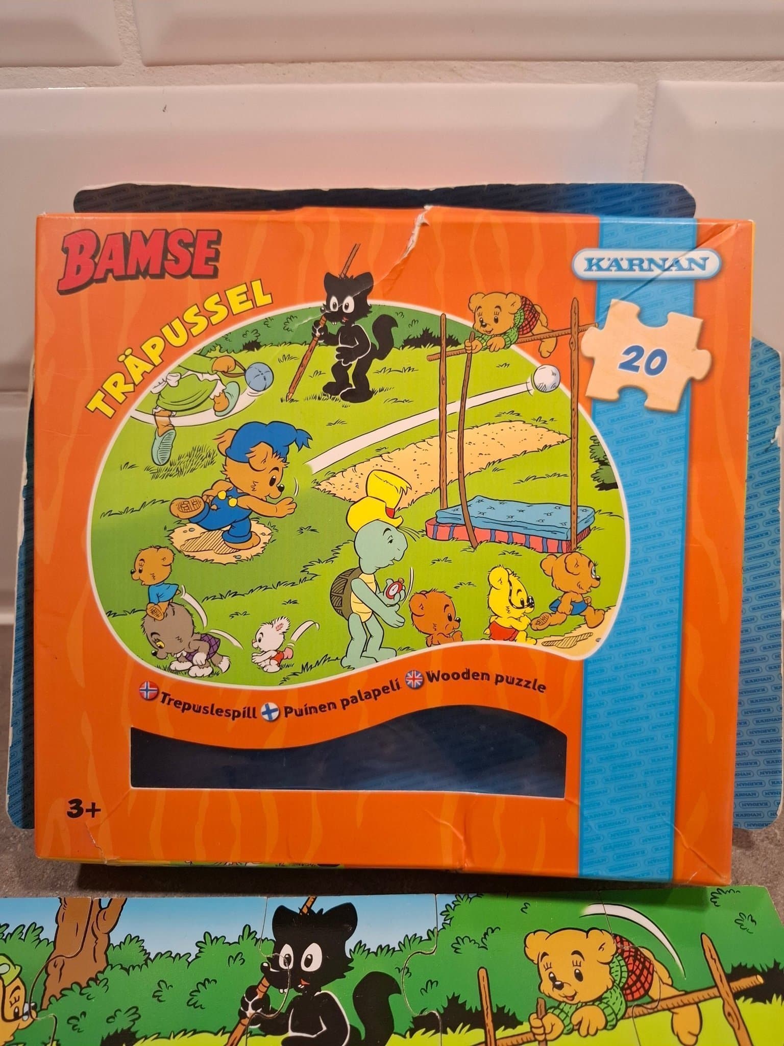 Bamse Träpussel 20 bitar