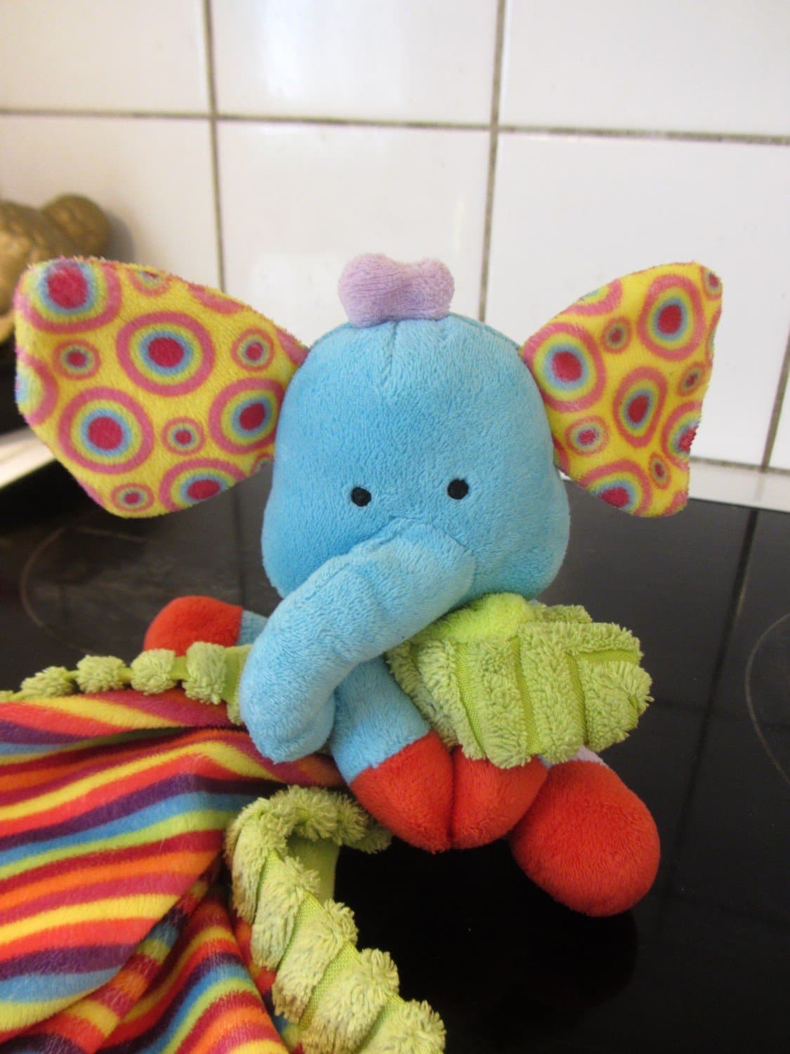 2st Elefant Gosedjur Snuttis Snuttefilt Snuttetrasa Baby