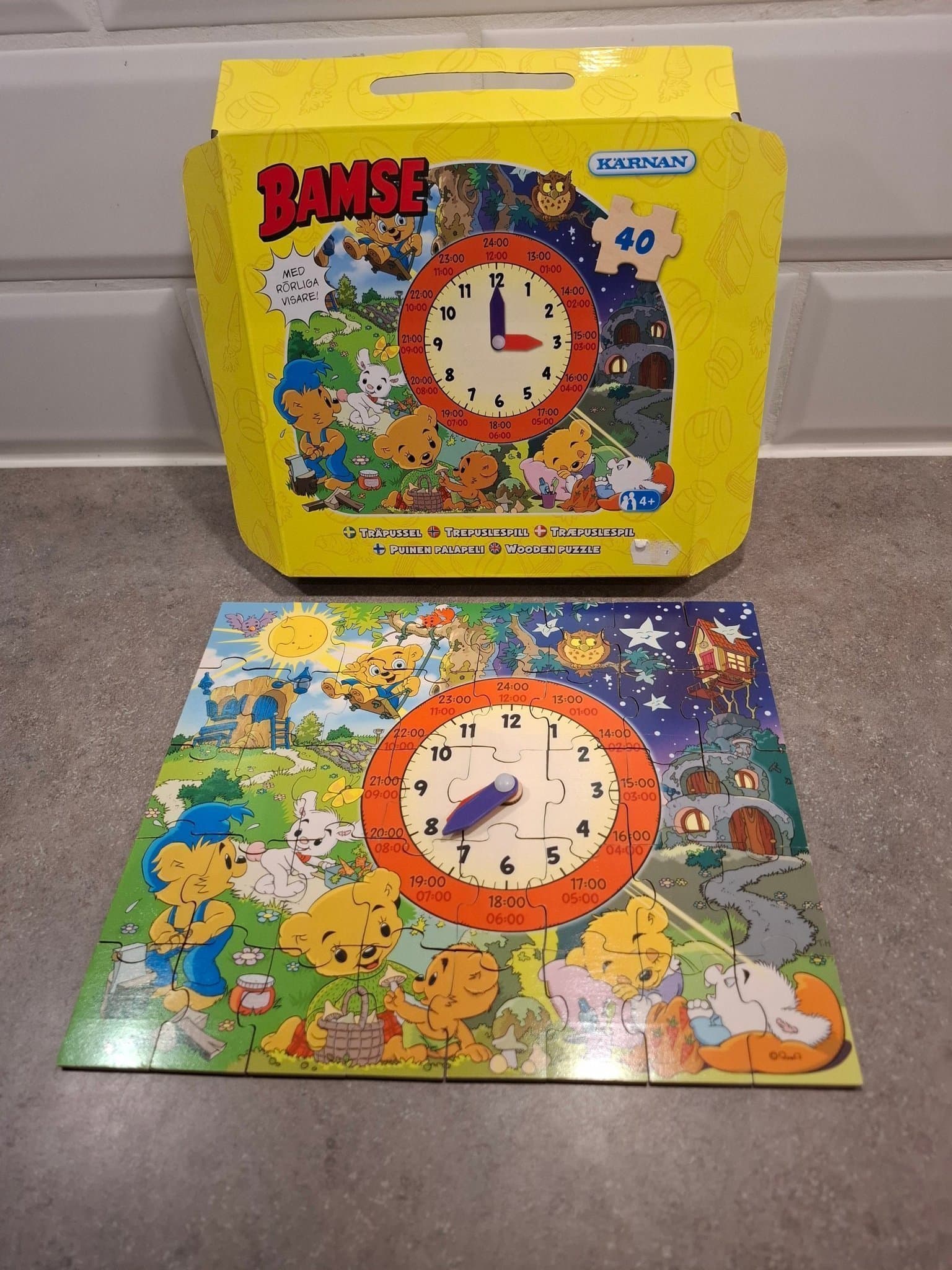 Bamse Träpussel 40bitar