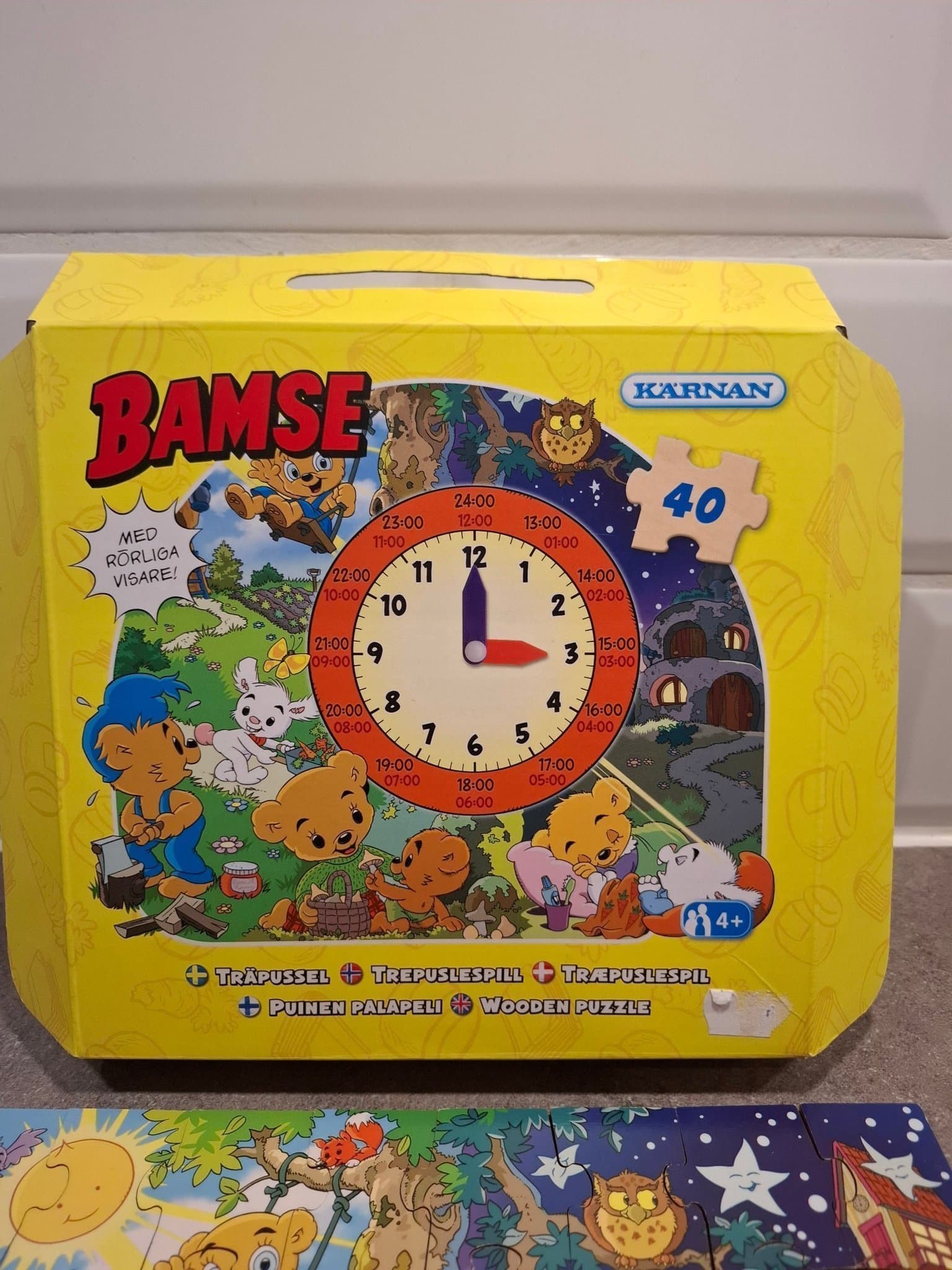 Bamse Träpussel 40bitar