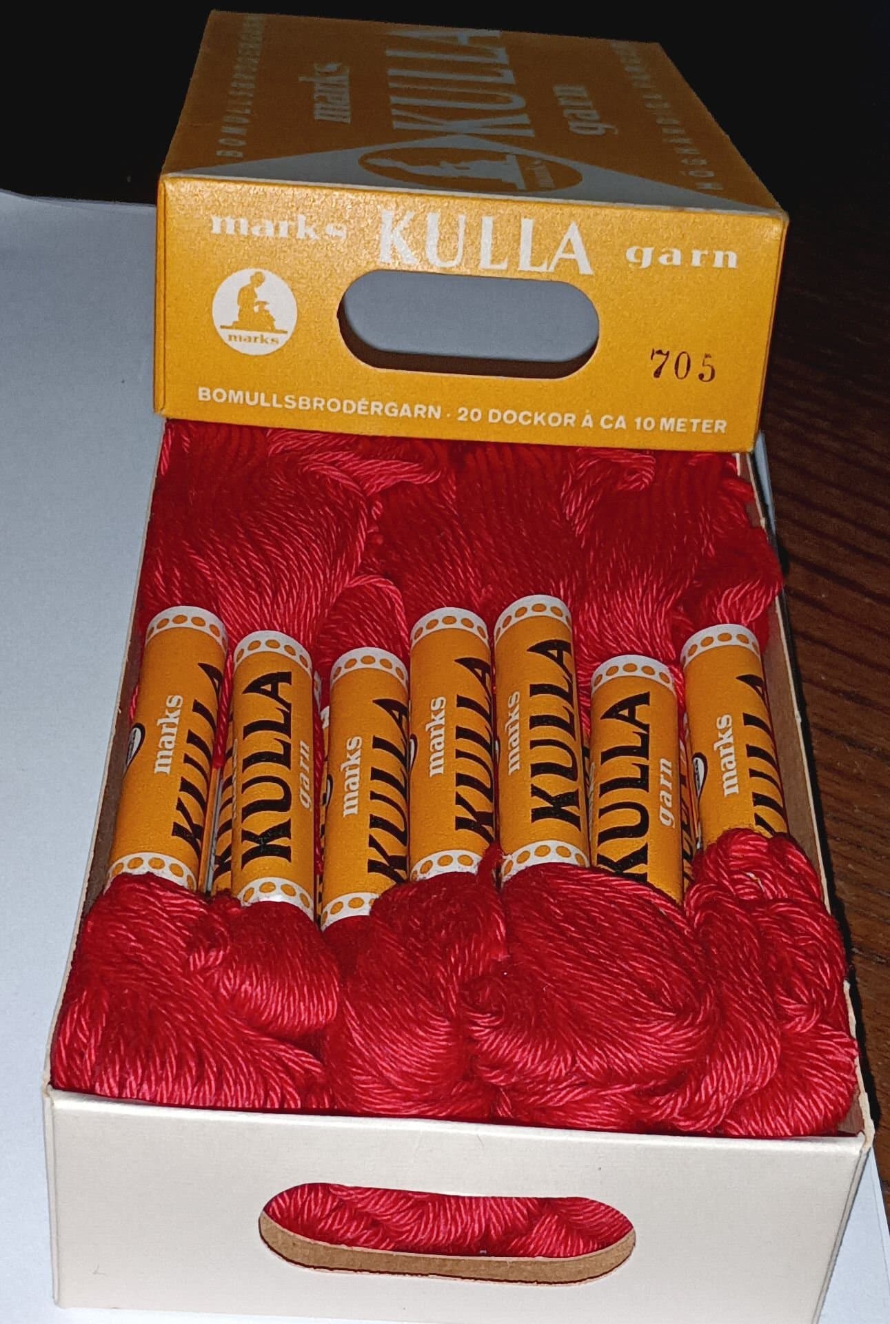 KULLA-GARN, nr. 705 / 20 st dockor / NYA / OANVÄNDA!