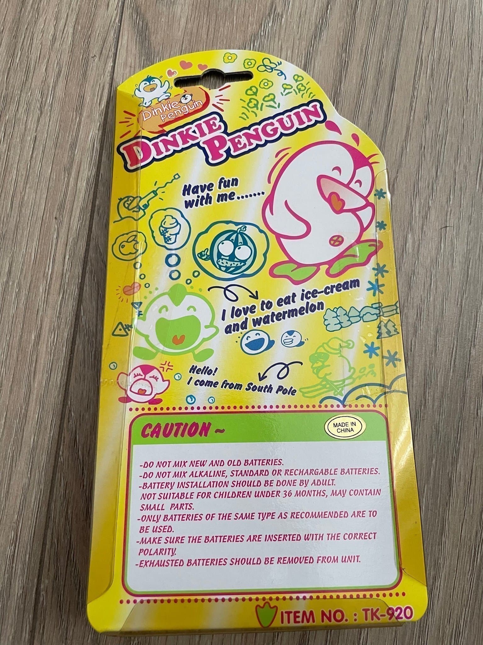 Dinkie Penguin, original från 90-talet nytt