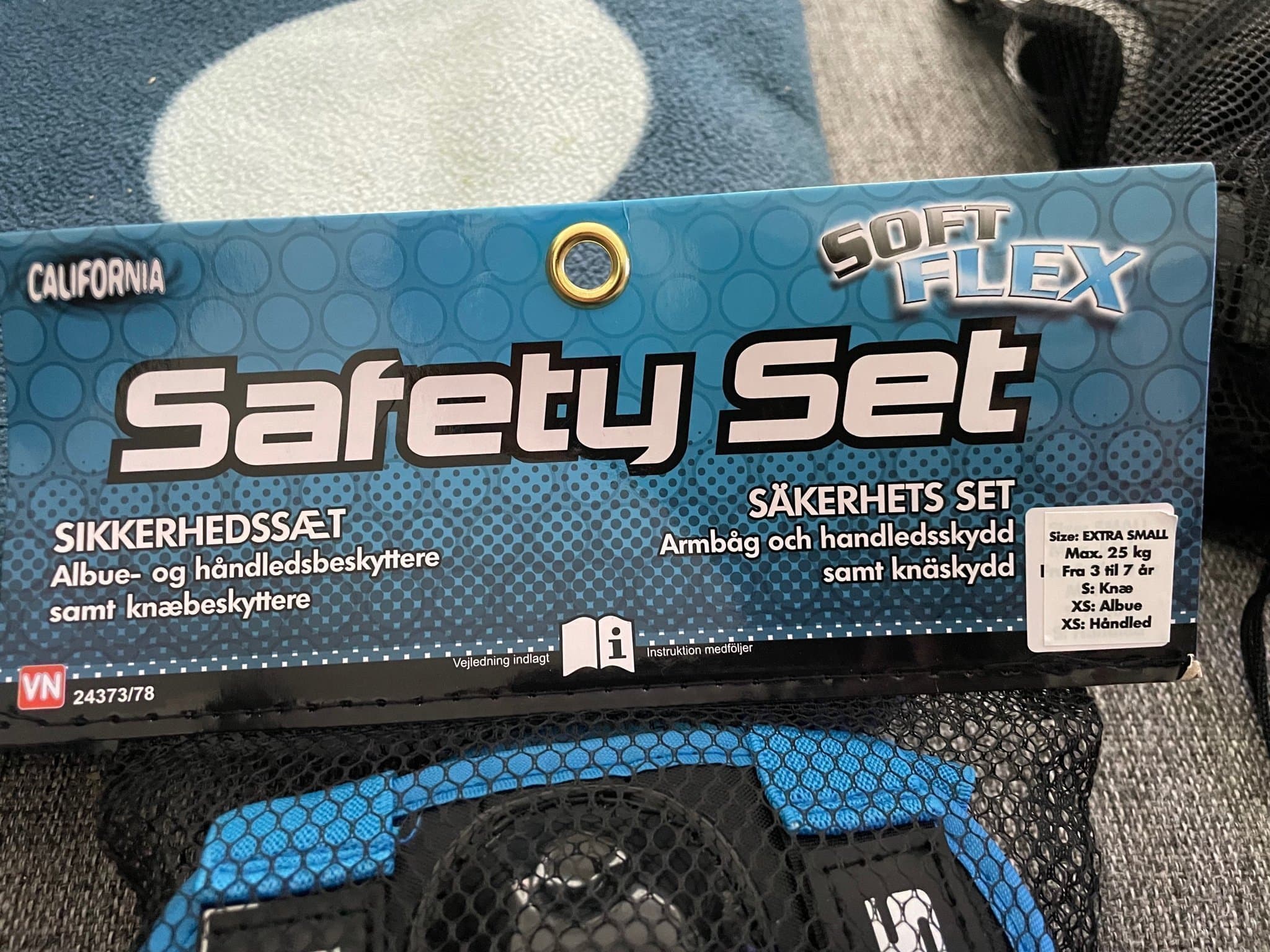 California Soft Flex Säkerhetsset för barn, XS