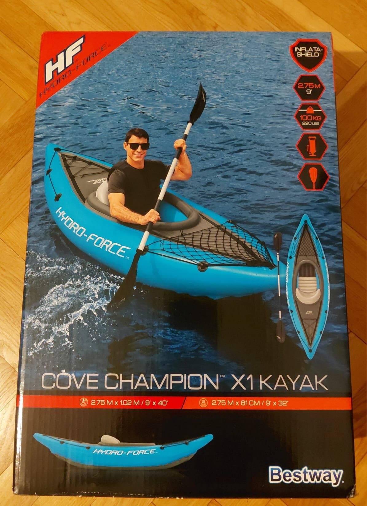 Hydro-Force Cove Champion X1 Inflatable Kayak