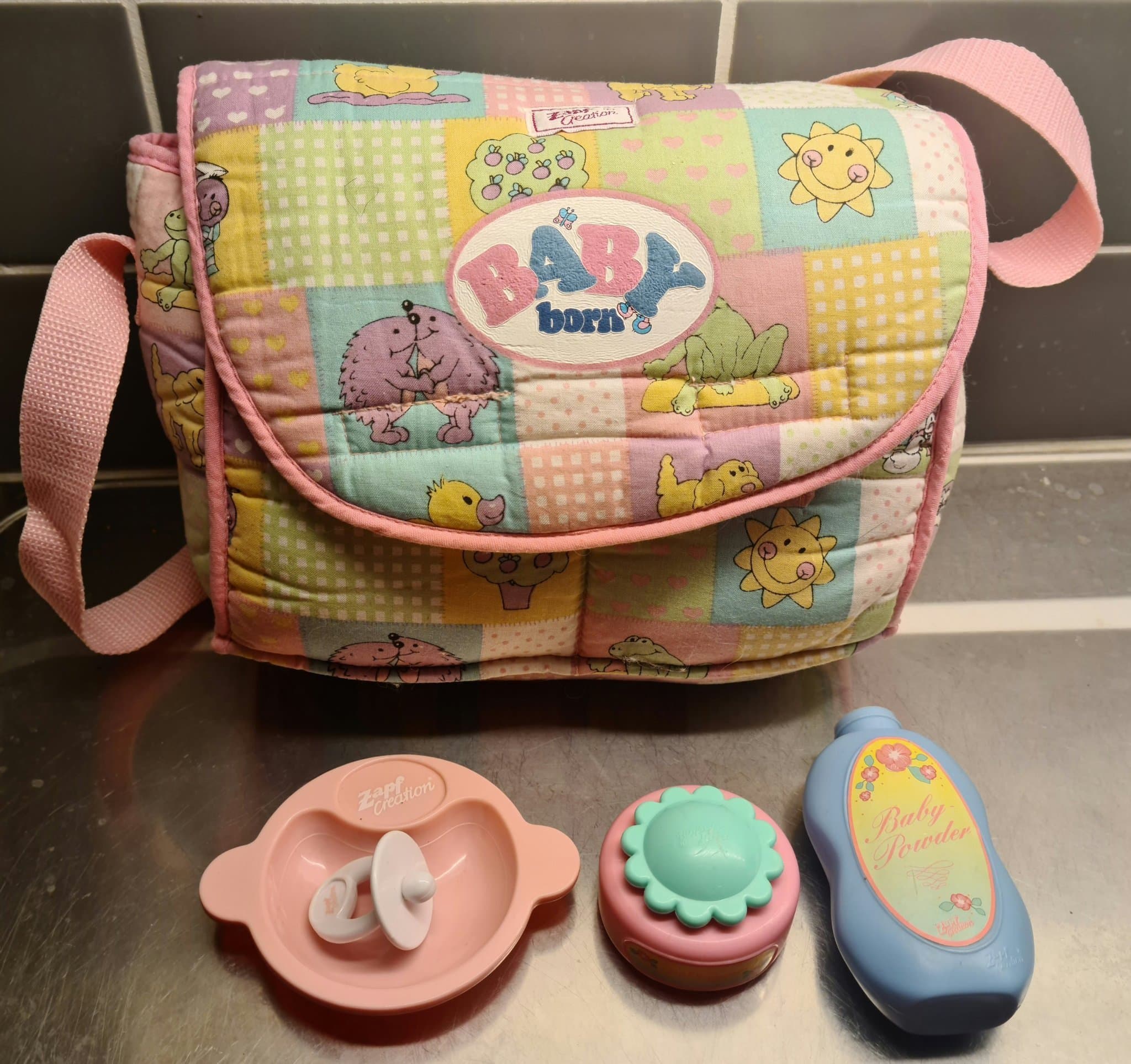 Docka Leksaker Baby Born Skötväska Kläder Bäddset | Barn Leksak Toys