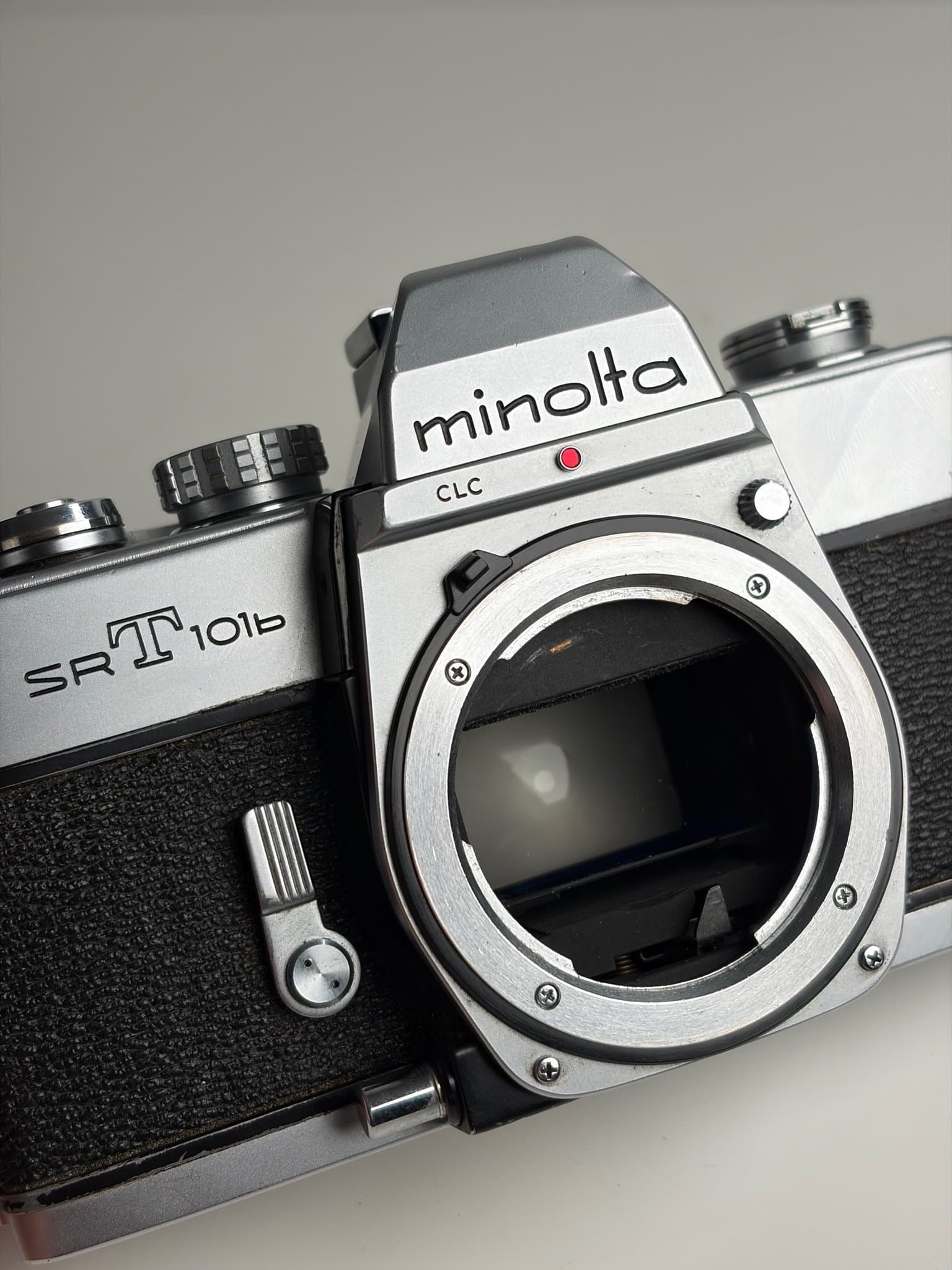 Minolta SRT 101b med MC Rokkor-PF f1.7 50mm objektiv