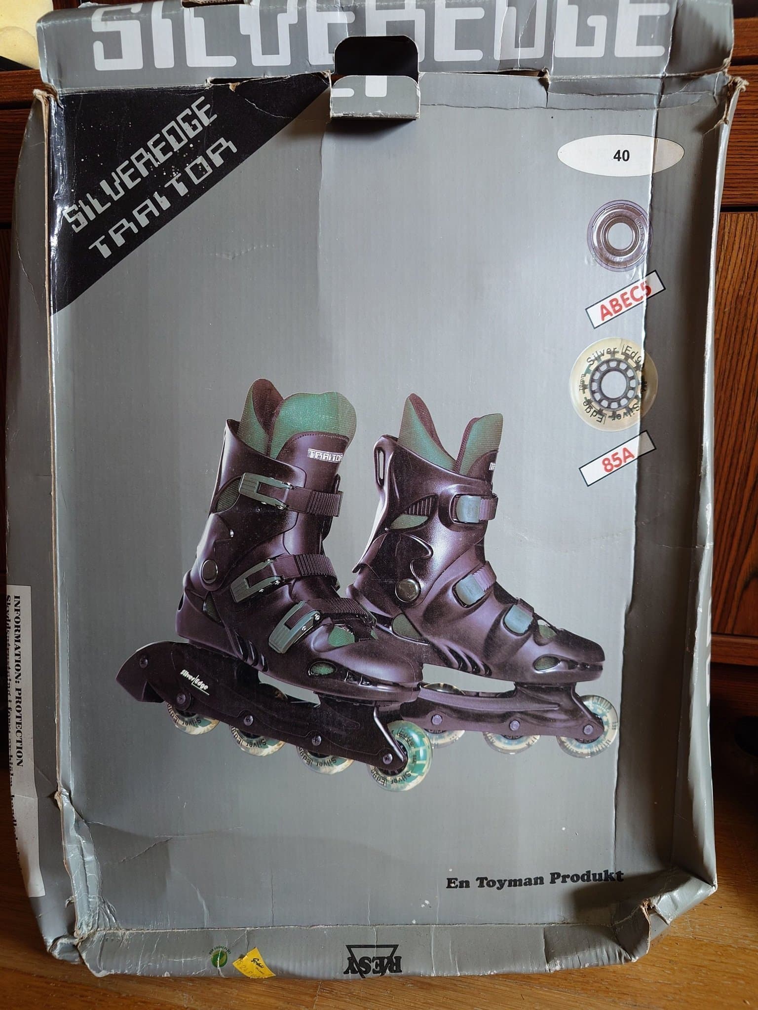 Silveredge Traitor Inlineskates Storlek 40