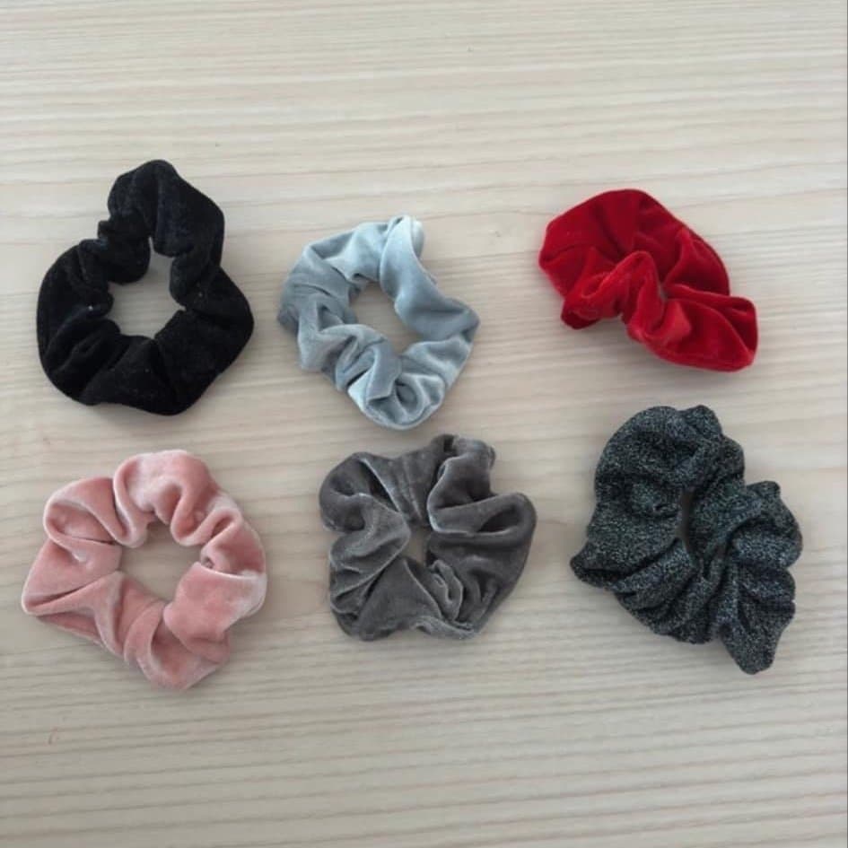 Set med 6 Hårscrunchies