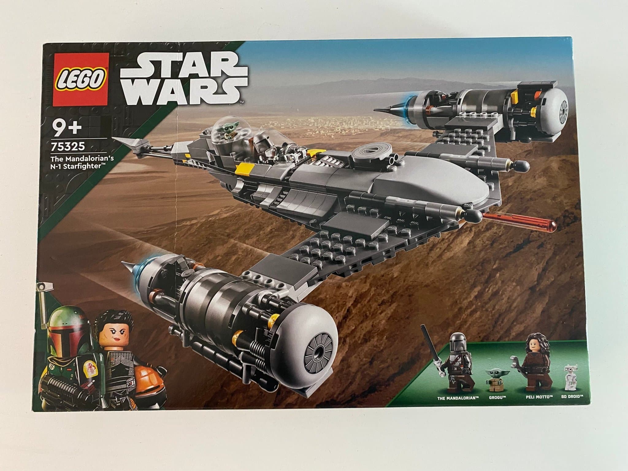 LEGO Star Wars 75325 The Mandalorian's N-1 Starfighter oöppnad