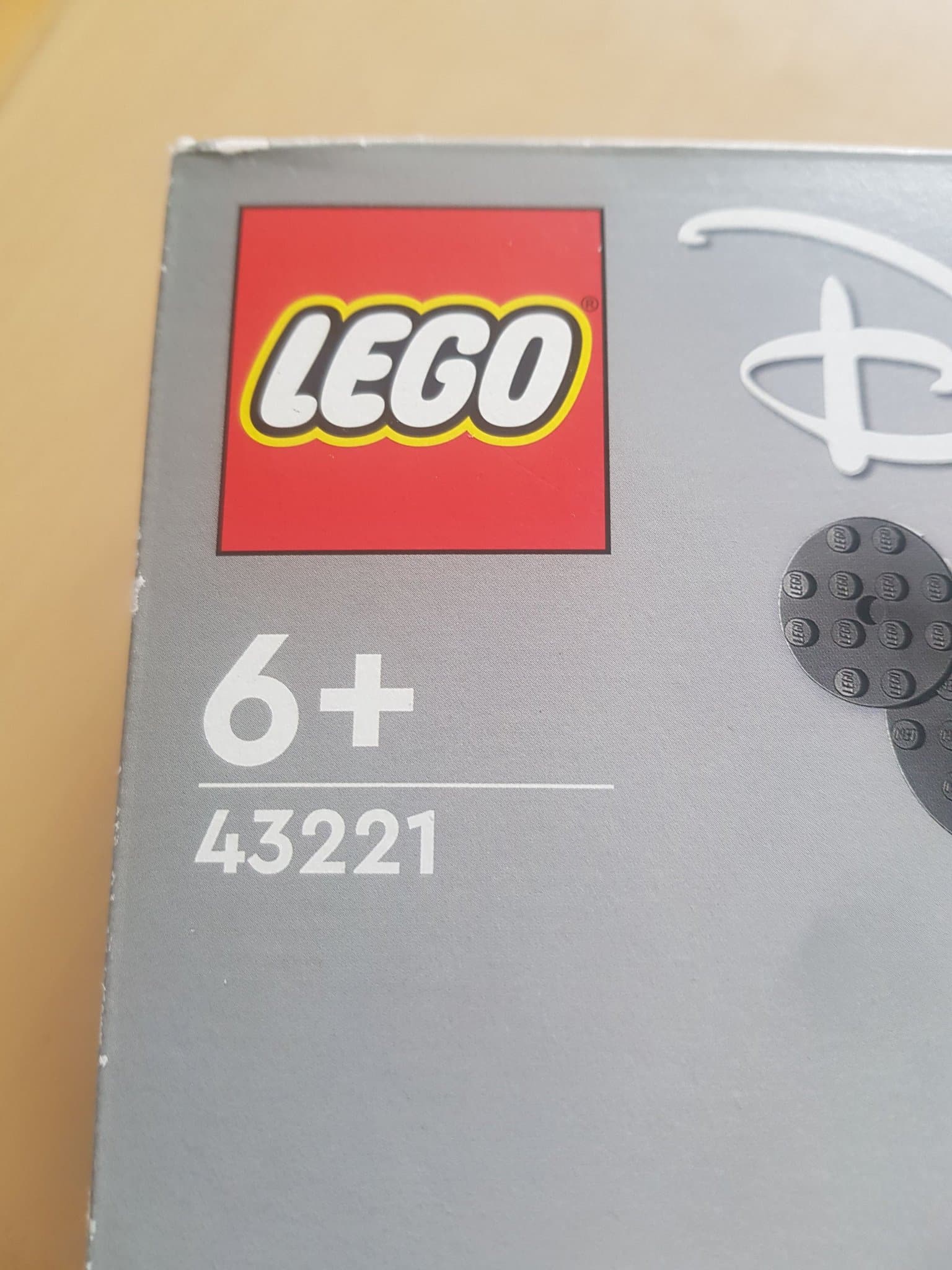 Oöppnat, LEGO 43221, 100 Years of Disney Animation Icons Oöppnad