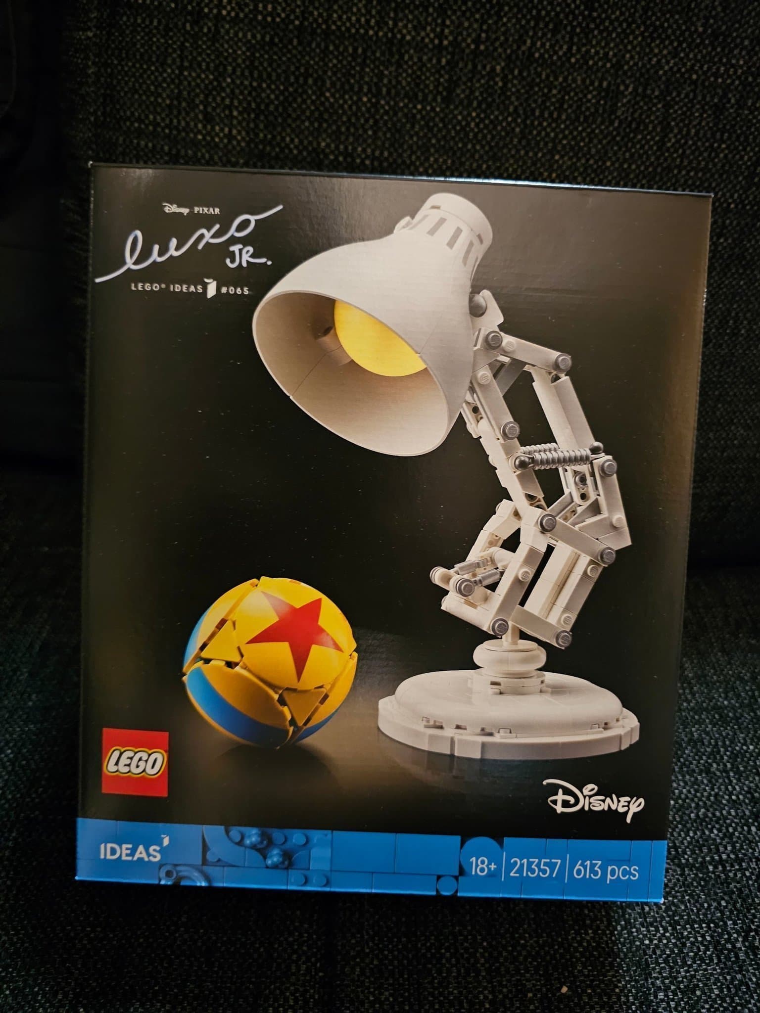 LEGO Ideas Disney och Pixar Luxo Jr. 21357 Hely ny plomberad kartong