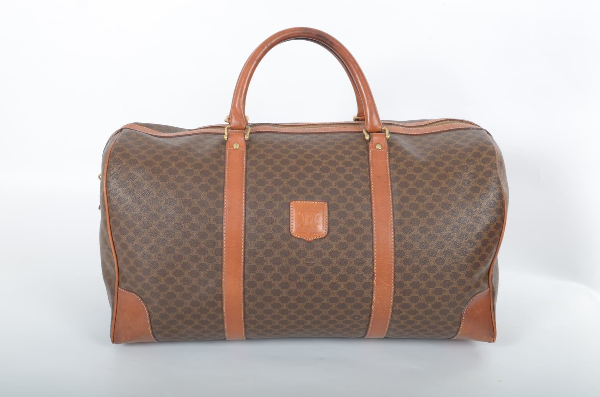 Celine Triomphe Bag Boston Väska Weekendväska Weekend Vintage Nypris 16 000