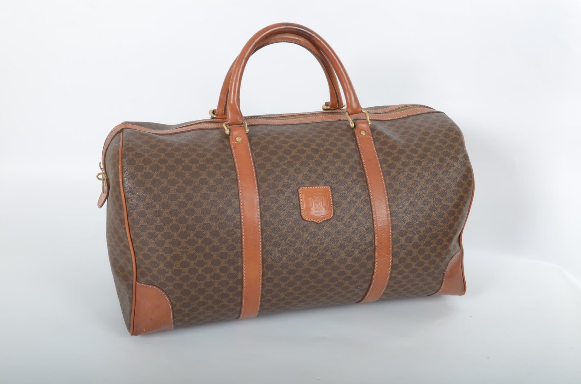 Celine Triomphe Bag Boston Väska Weekendväska Weekend Vintage Nypris 16 000