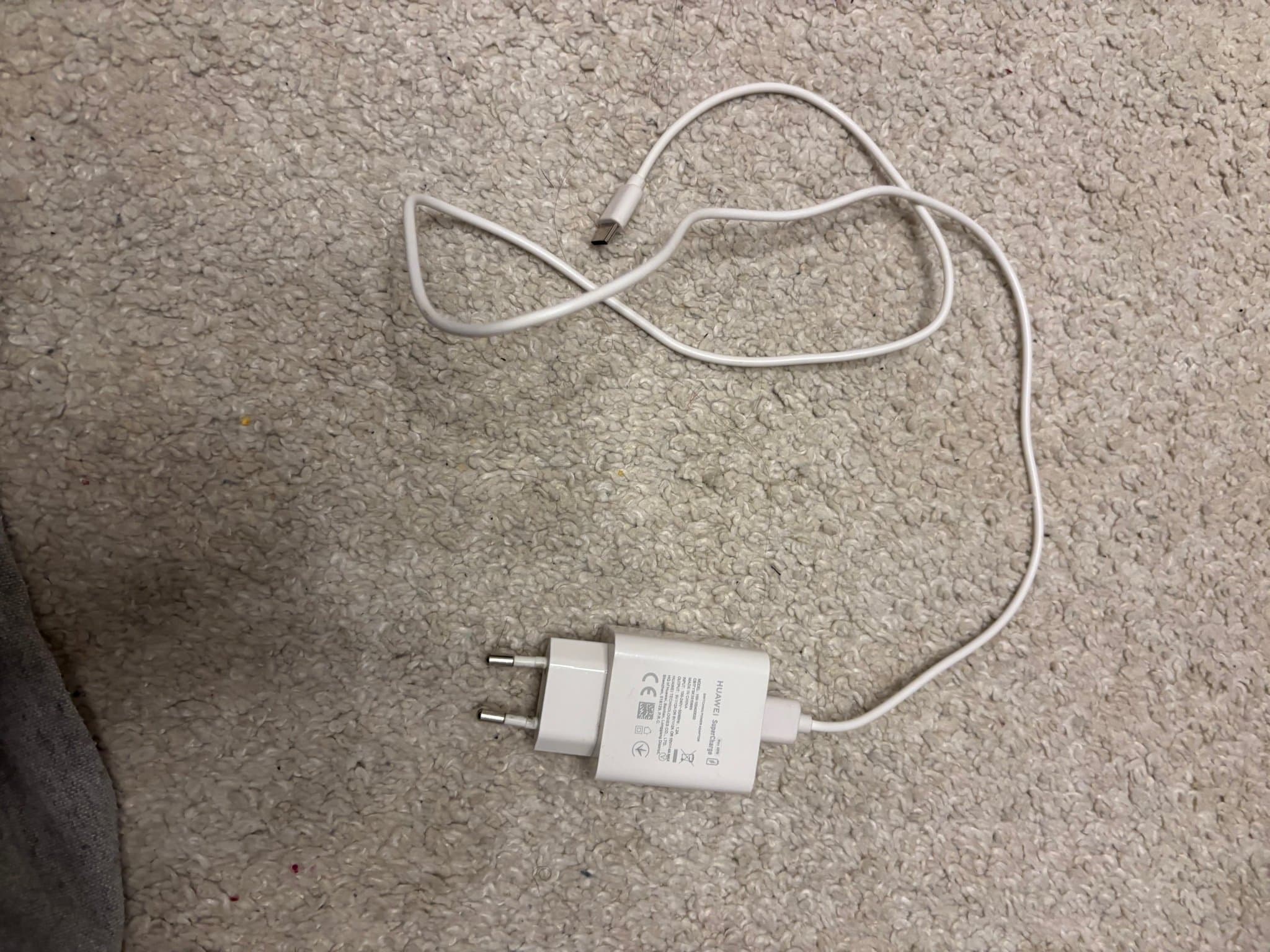 Huawei SuperCharge Laddare med USB-C Kabel