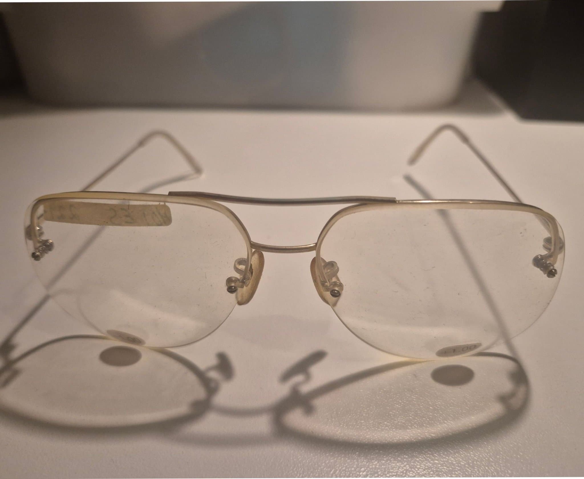 Nya/oanvända! Vintage/retro 1950/60-tal Glasögon +1, Västerlångs Optik