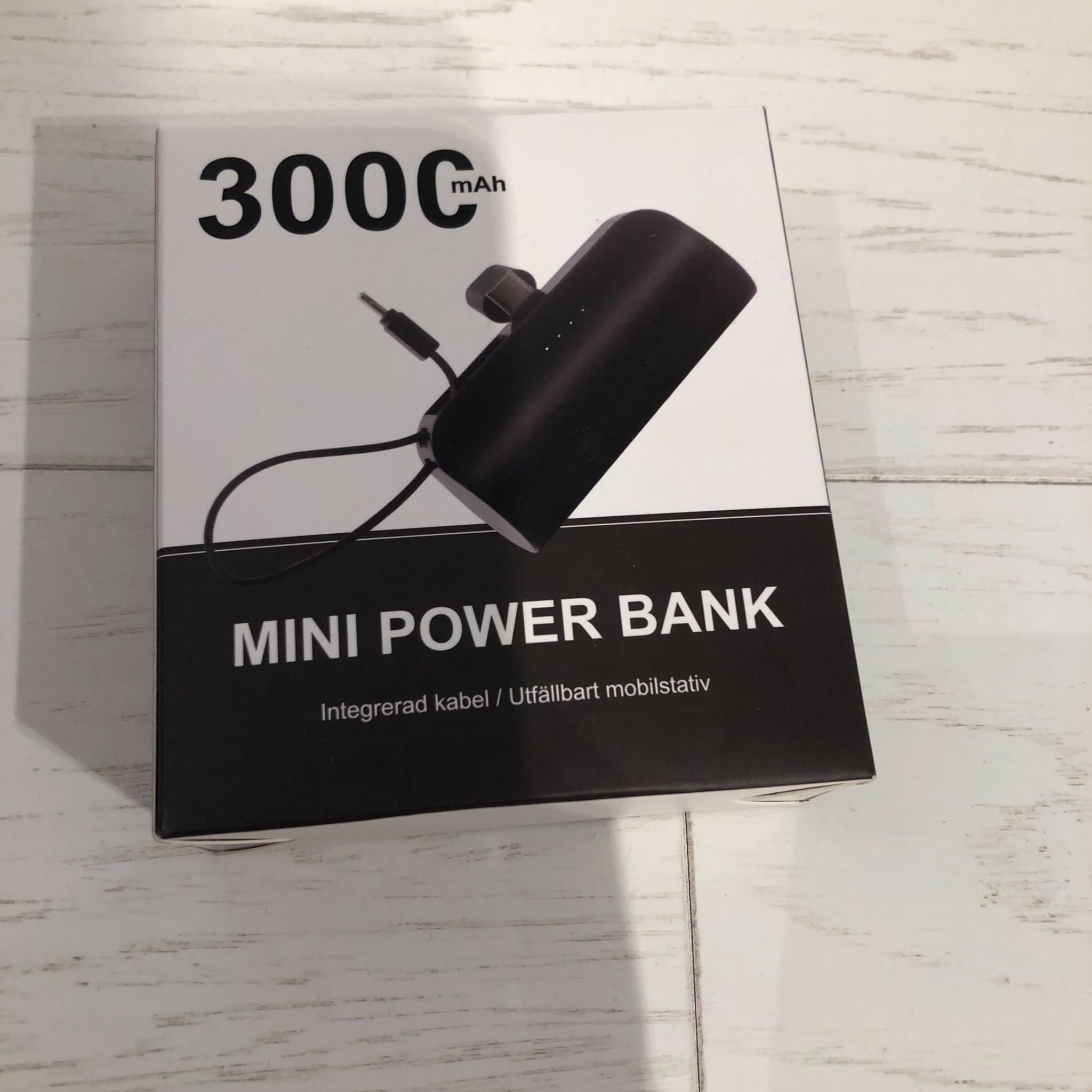 Mini Power Bank 3000 mAh