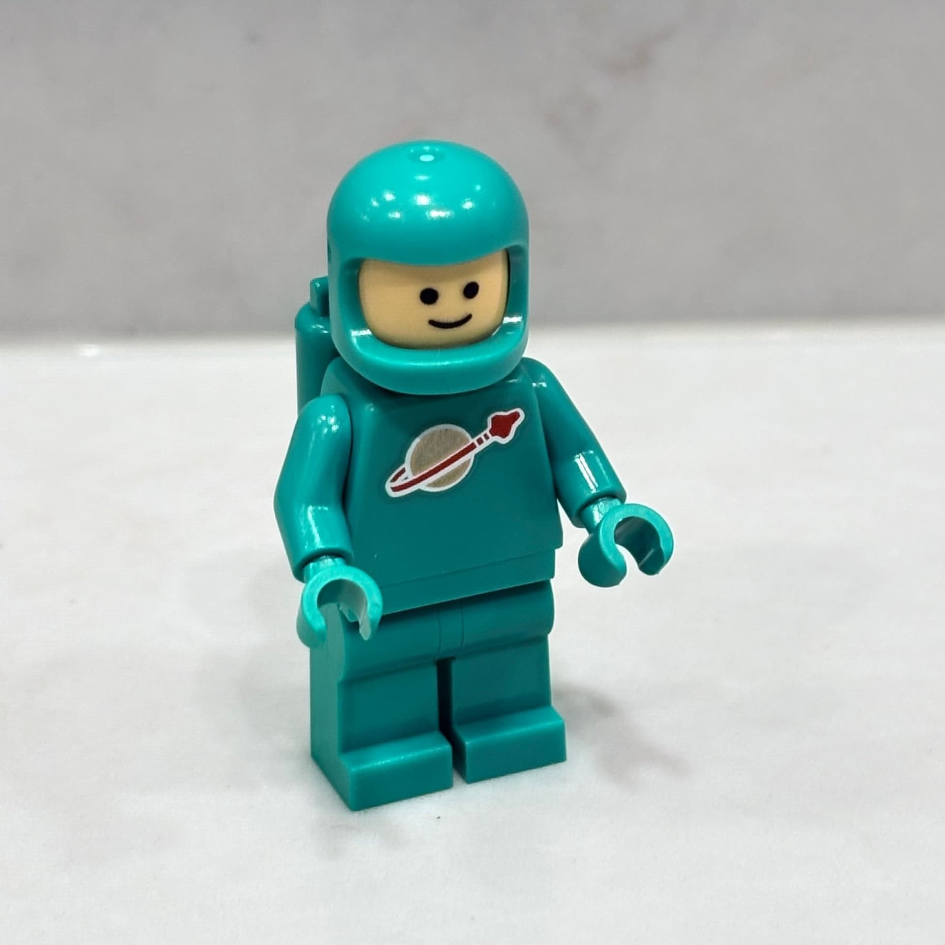 Lego classic Space Dark Turquoise - minifigur mörk turkos - idea227