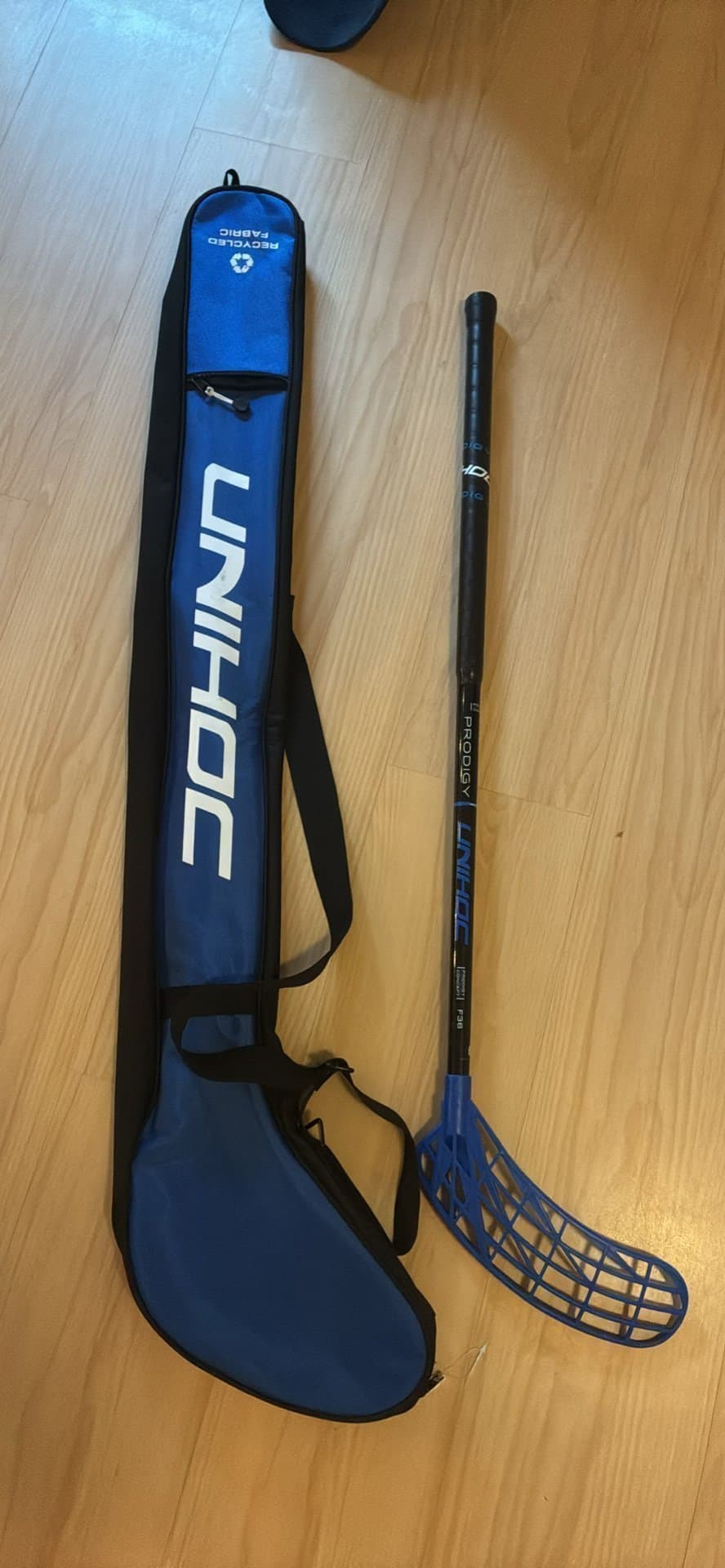 Innebandy set - Unihoc klubba, fodral och OxDog glasögon