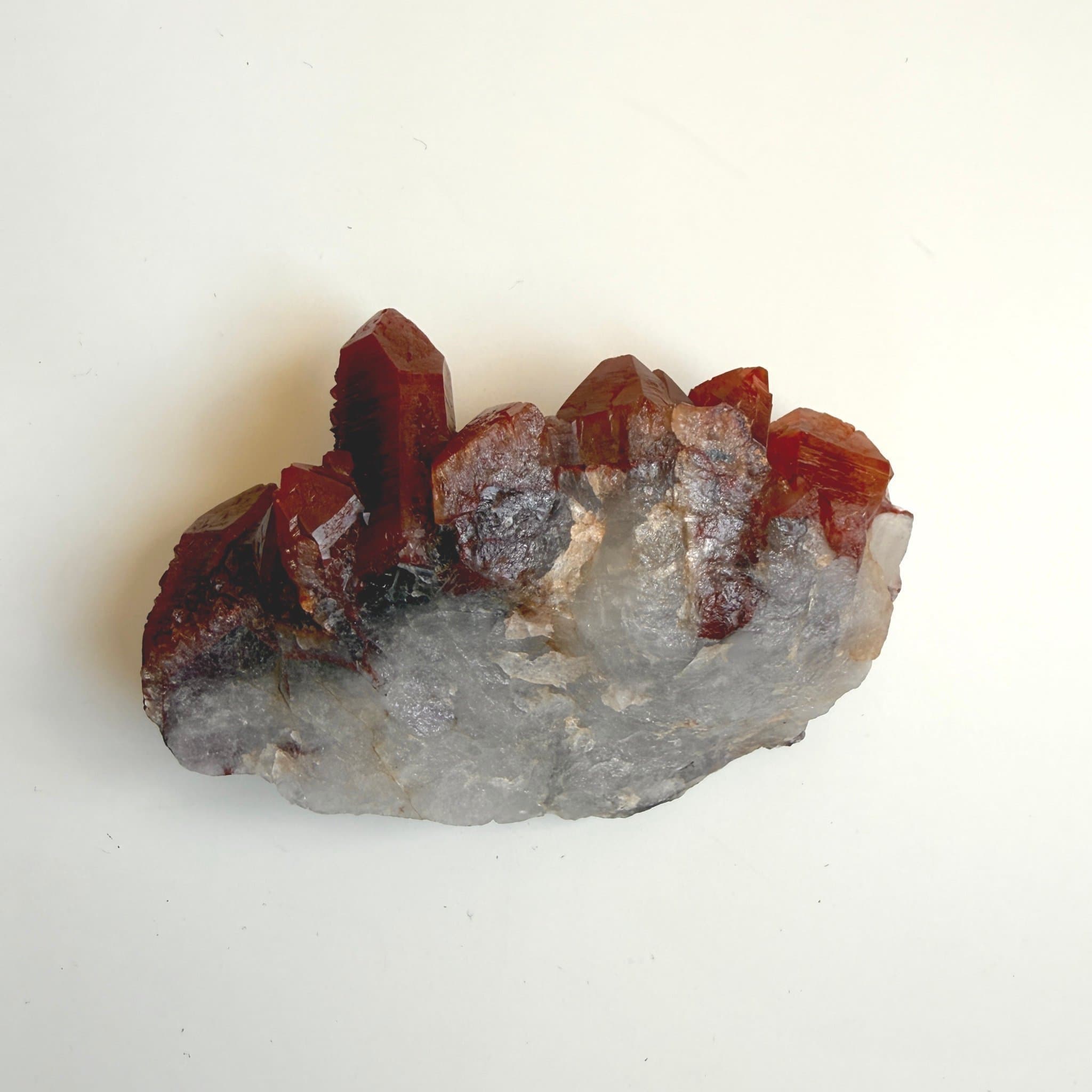 Red quartz cluster rödkvartz