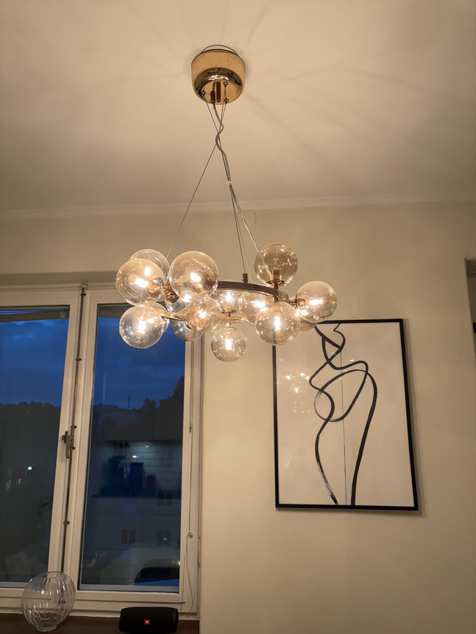 By Rydens Splendor Taklampa Amber