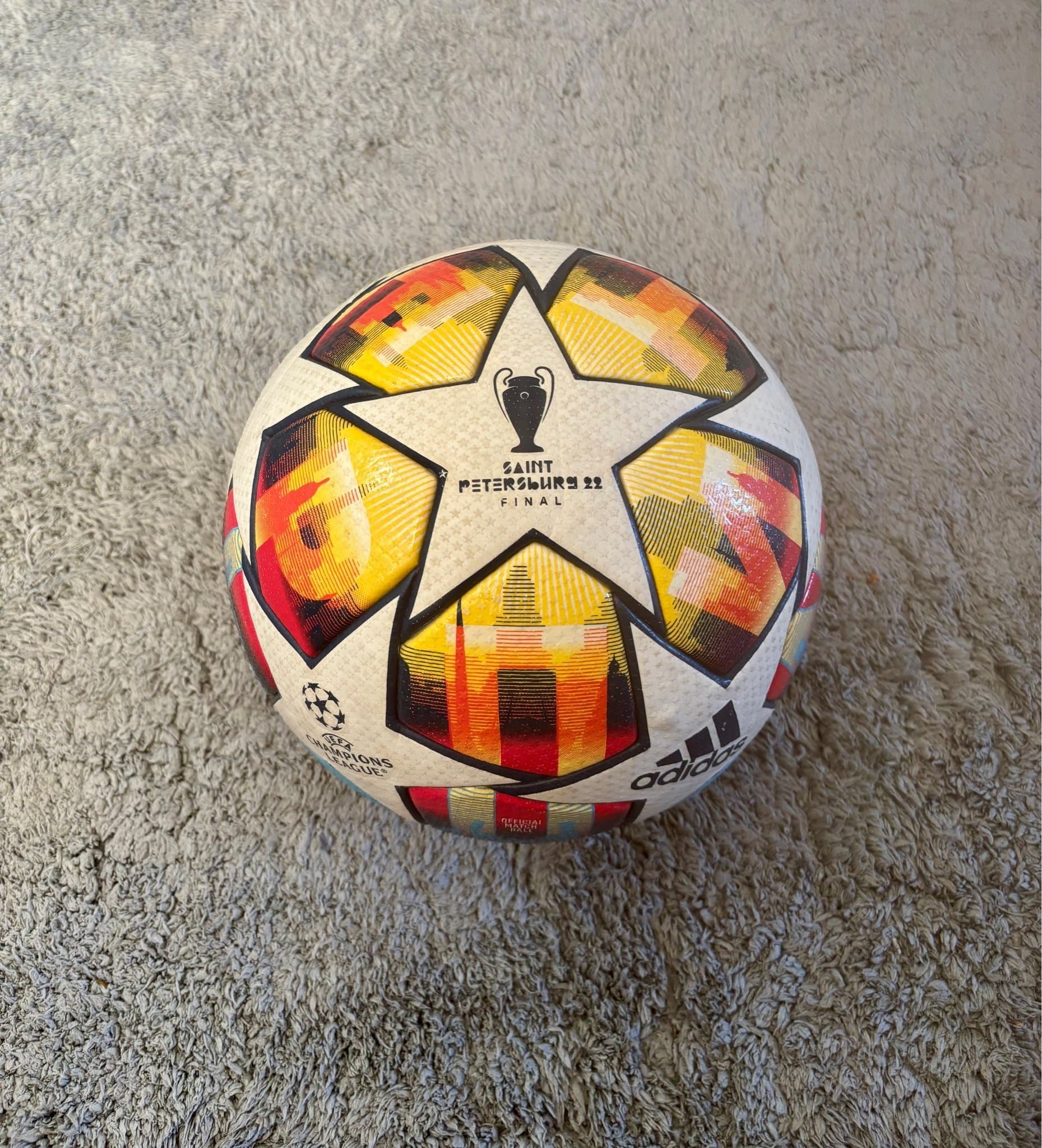 Adidas Champions League Fotboll St Petersburg 2022 Final Storlek 5
