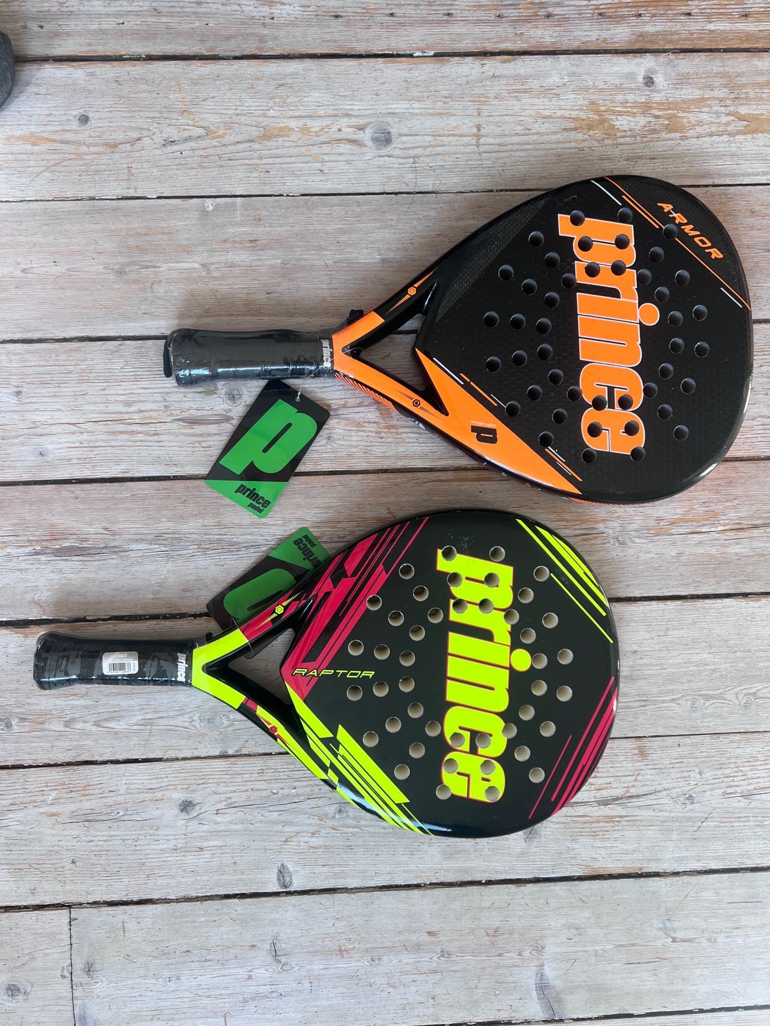 Prince Padelracketar - Prince Armor och Prince Raptor