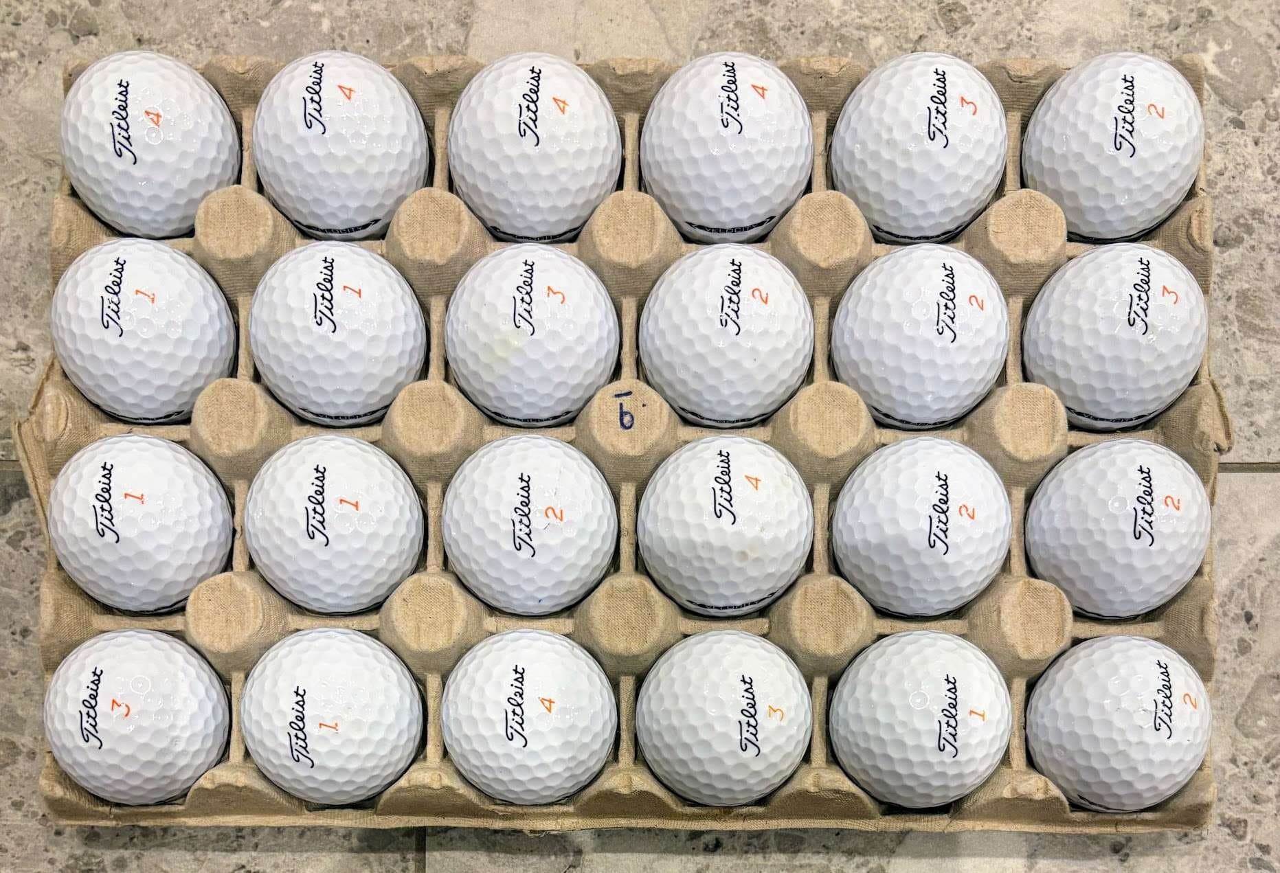 GOLFBOLLAR 24 st Titleist Velocity 2023 FINT SKICK UTAN REKLAM #90