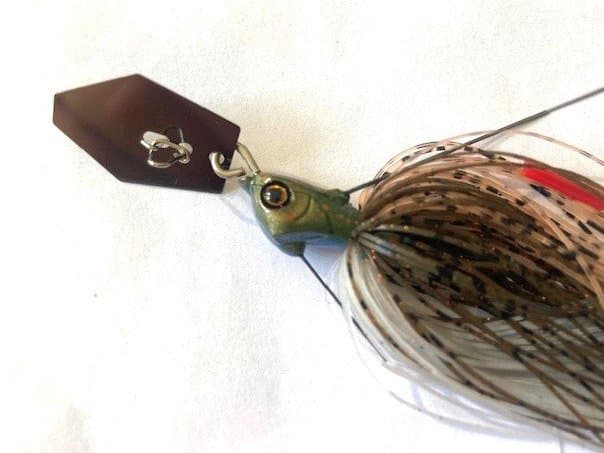 Jackall Super Break 1/4 oz weedless chatterbait, Silhouette Crayfish