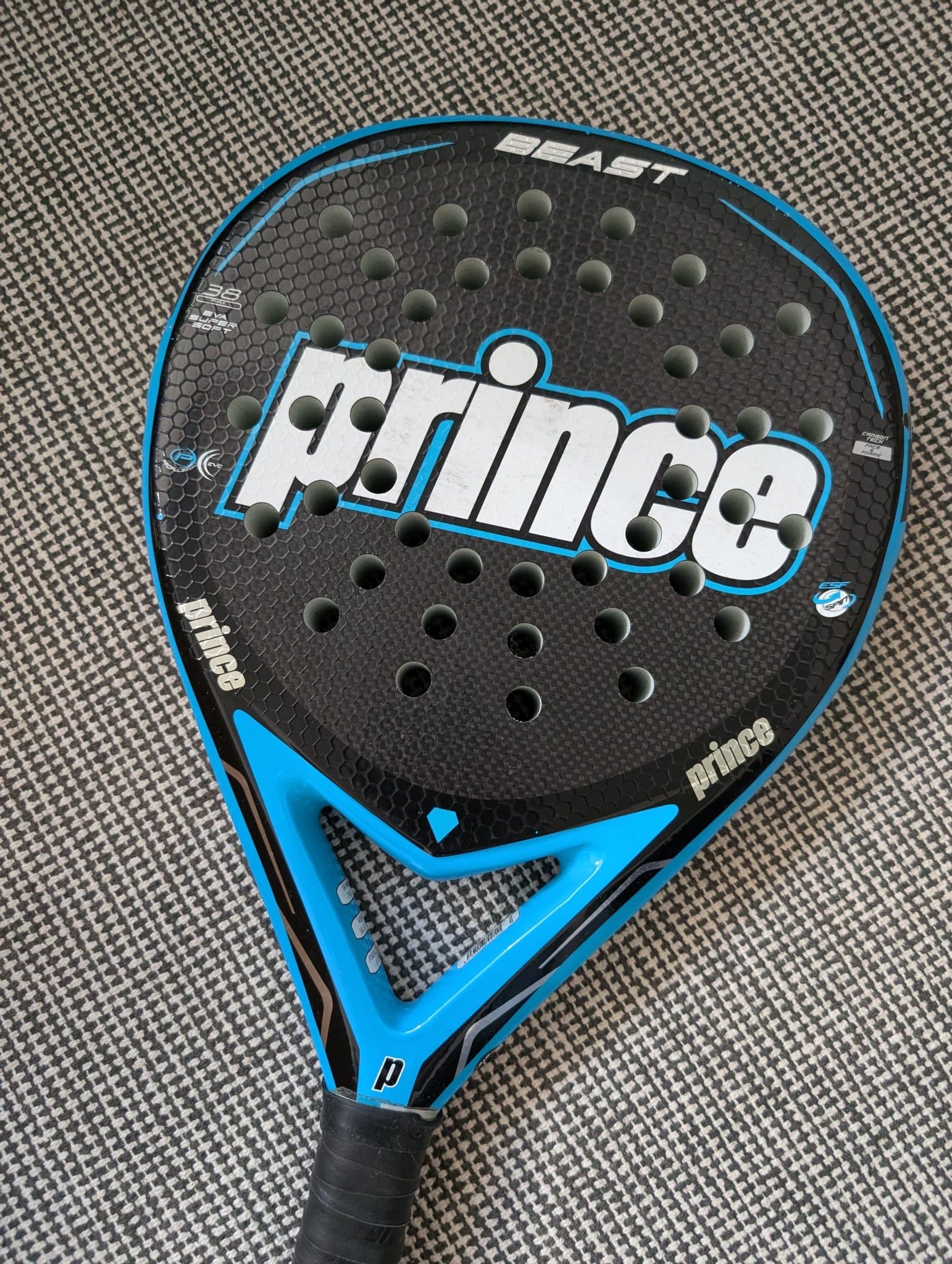 Prince Beast DI Padelracket Eva super soft 38