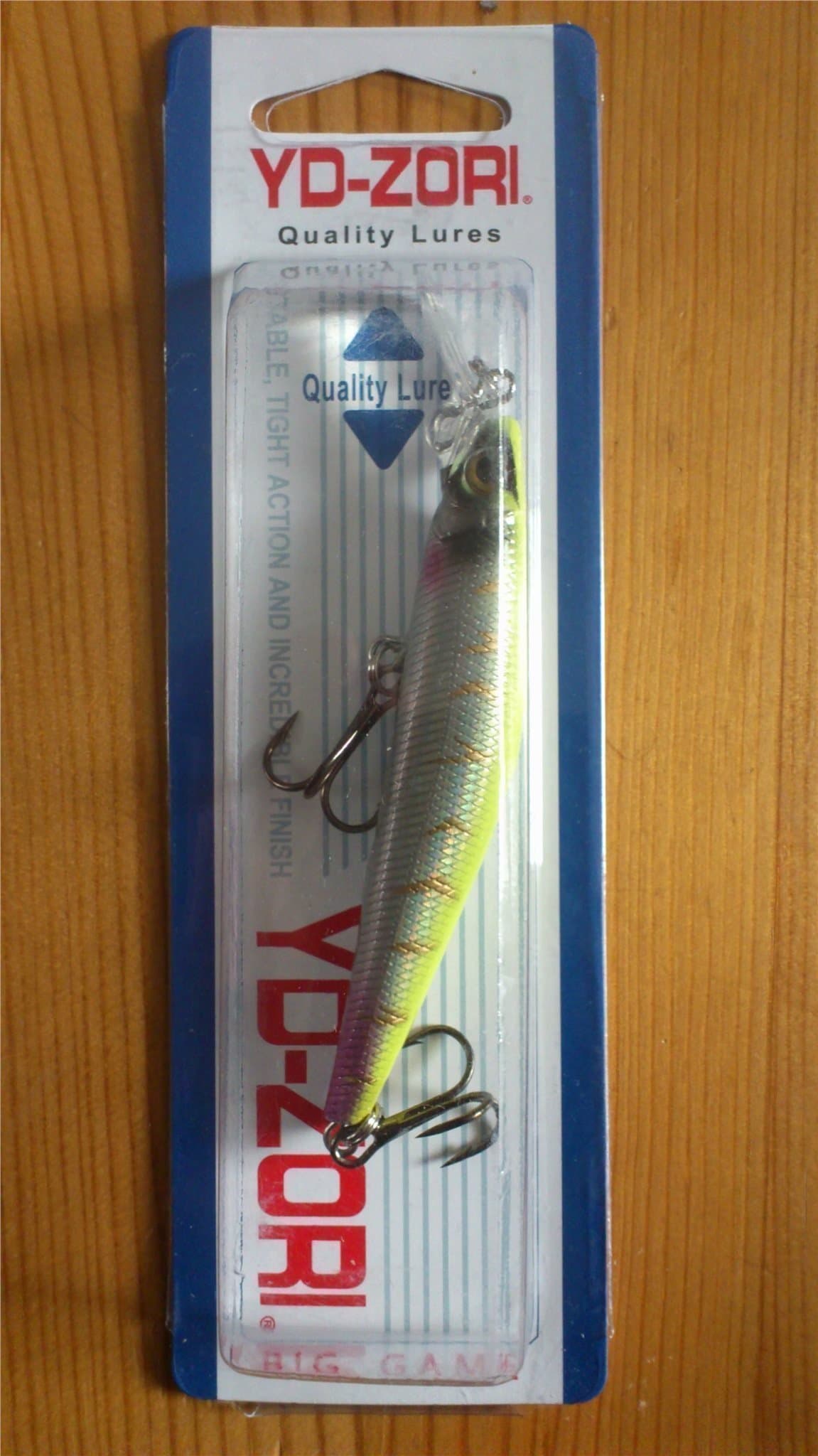 Yo Zuri Wobbler 105mm grön/silver 9gram Halva priset