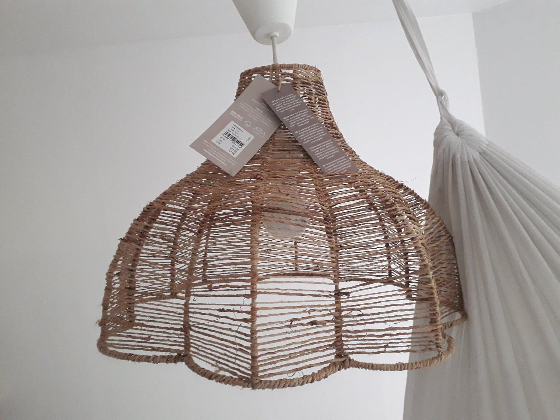NY! HUE LAMPSKÄRM TAKLAMPA NATUR HEMTEX *SLUTSÅLD*