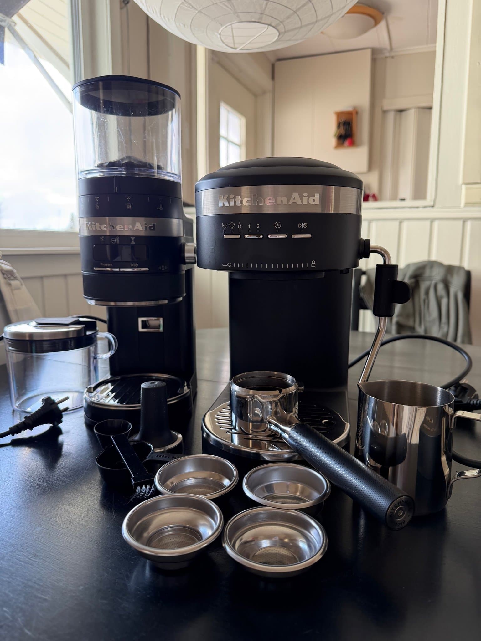 KitchenAid Espressomaskin och Kaffekvarn