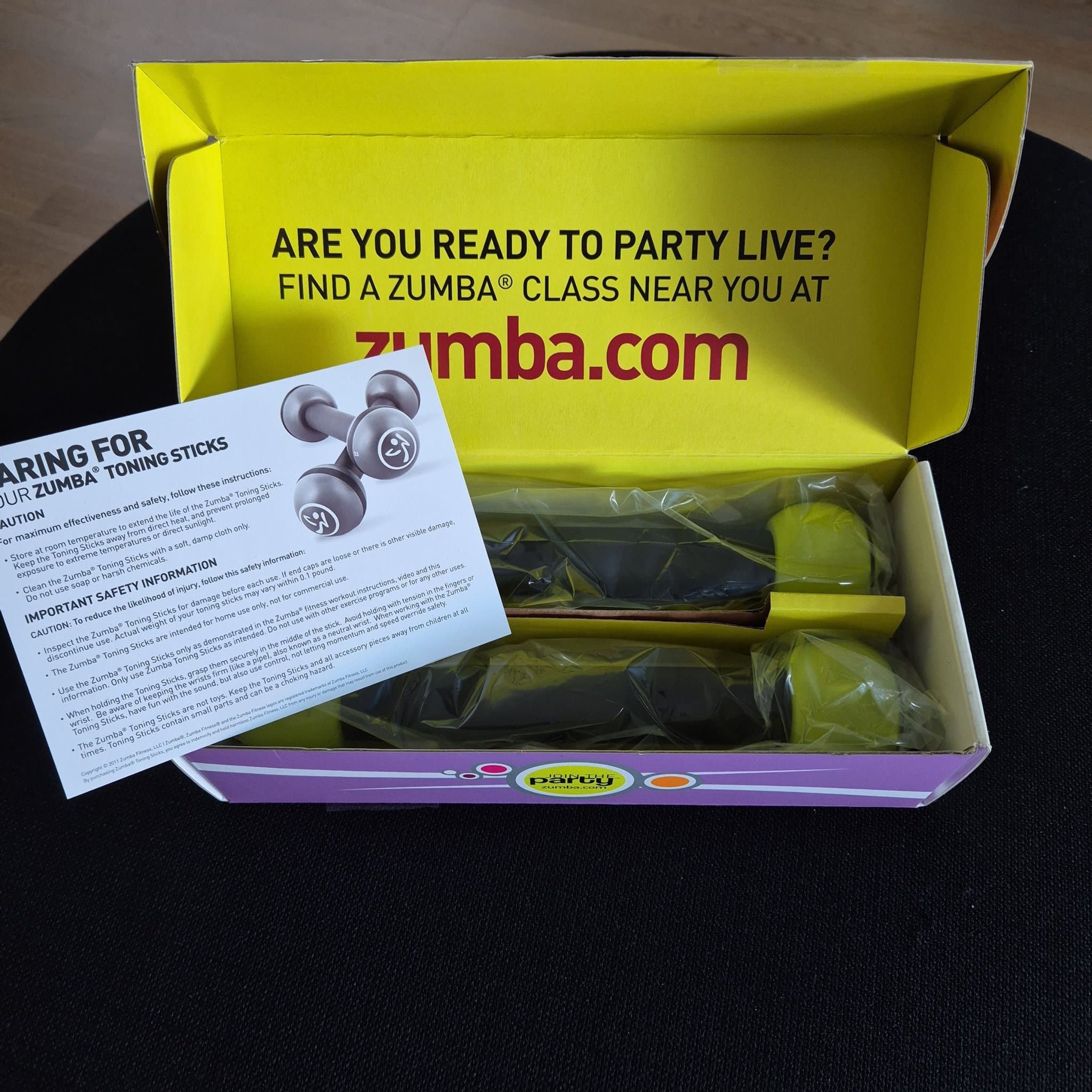 Zumba Toning Sticks oanvända