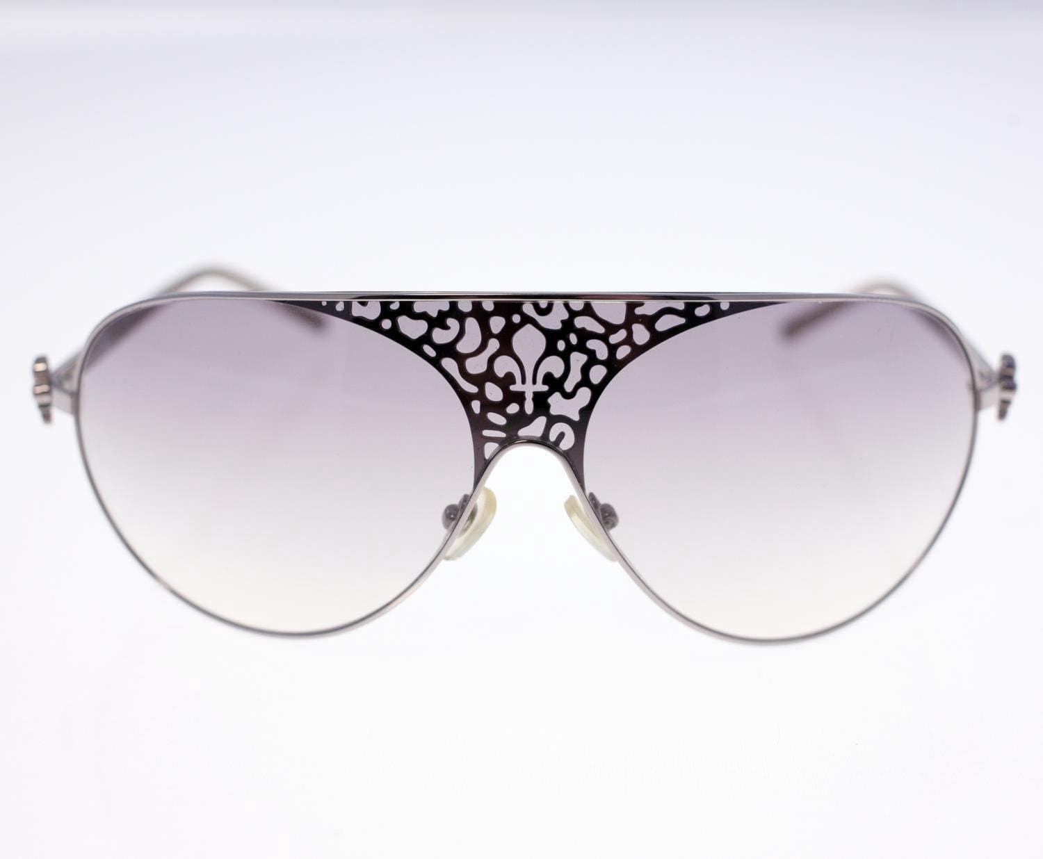Patrick Cox FC1 unisex vintage pilot-style shield sunglasses-circa 1990s-32g