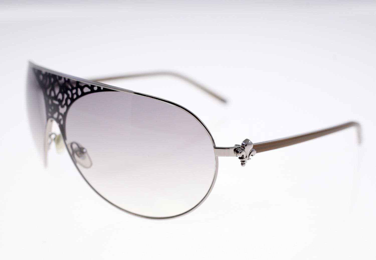 Patrick Cox FC1 unisex vintage pilot-style shield sunglasses-circa 1990s-32g
