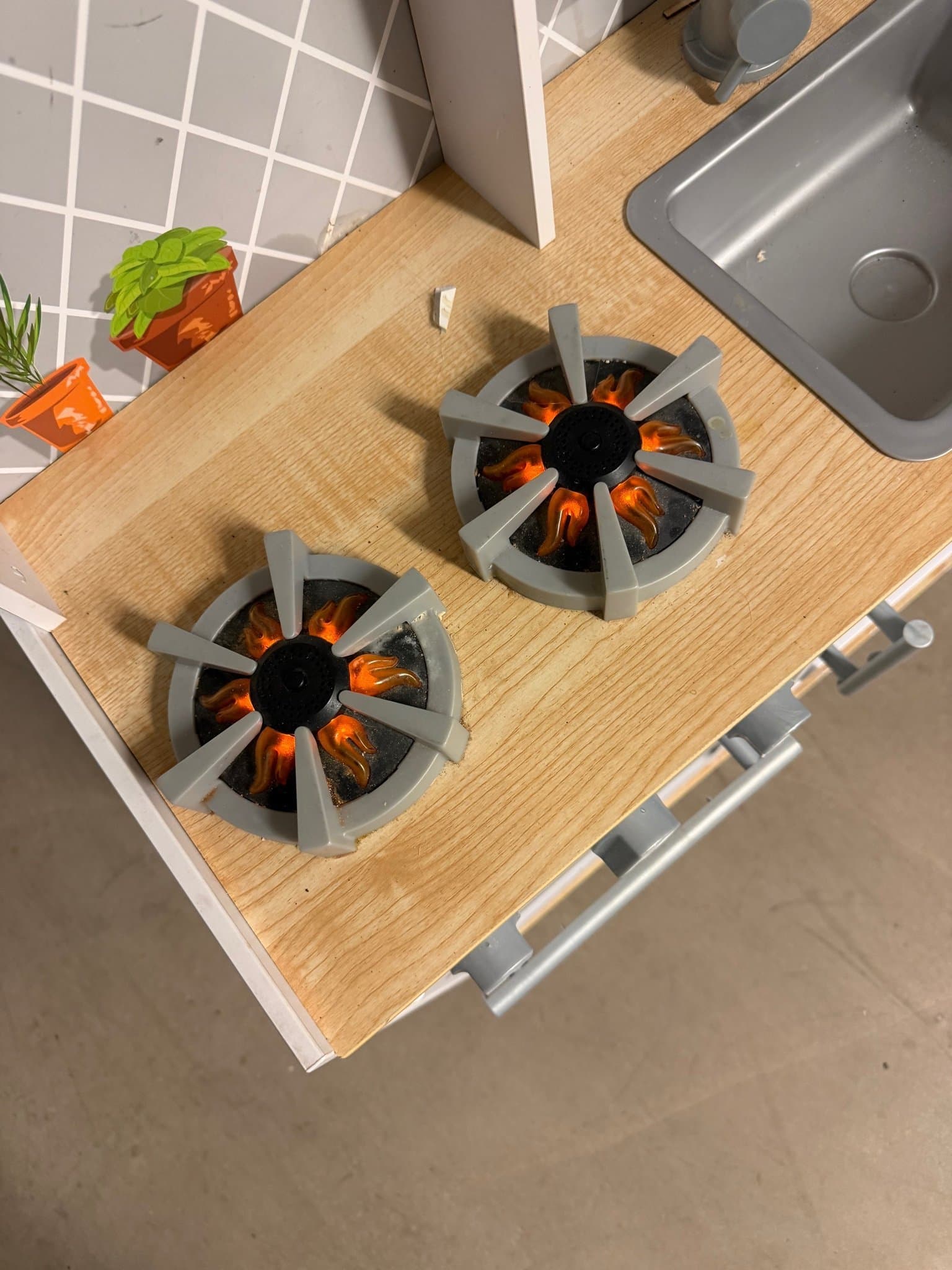 KidKraft "Let's Cook" leksakskök i trä med tillbehör