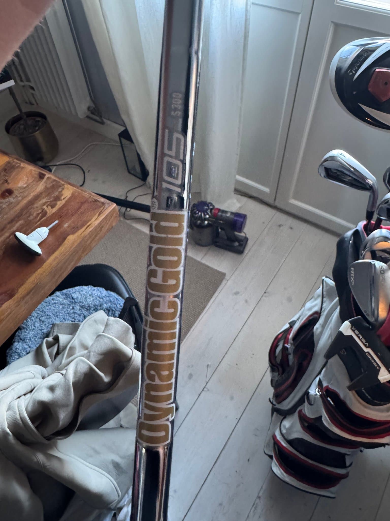 Golfset med vagnbag och reseskydd