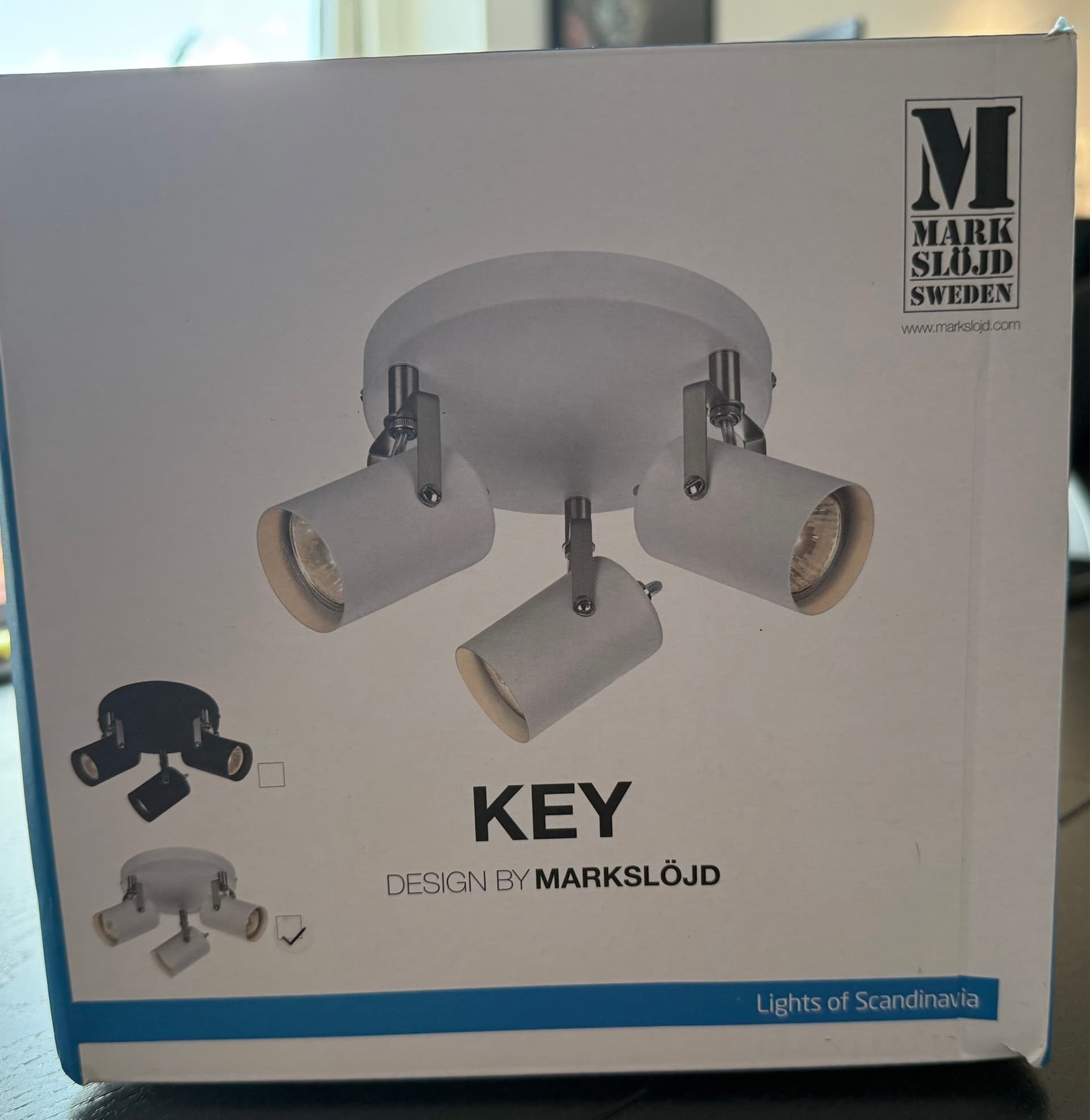 Taklampa Markslöjd Key, oanvänd