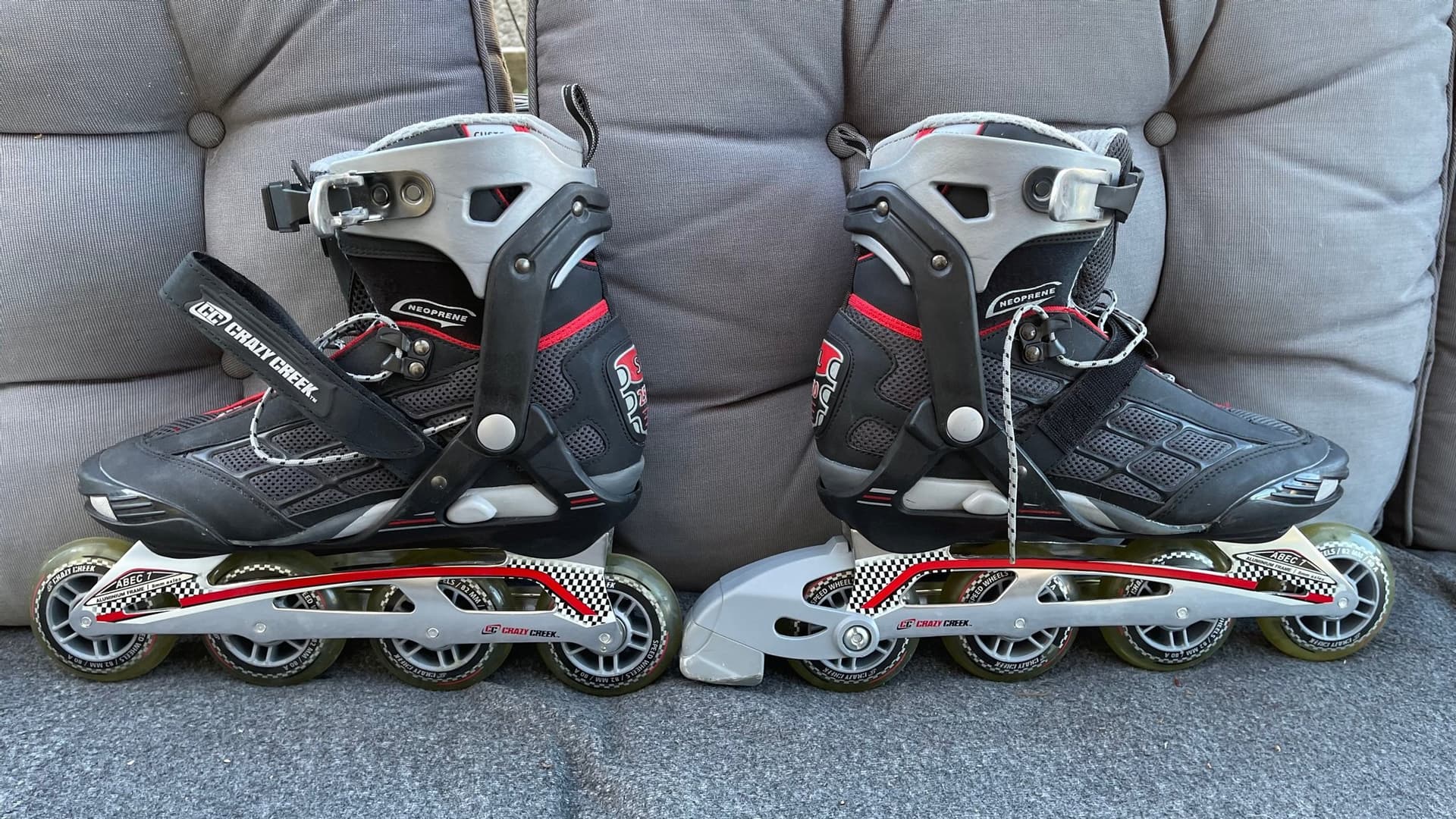 Rullskridskor Inlines Crazy Creek, storlek 42 ABEC7 Speed Wheels ++